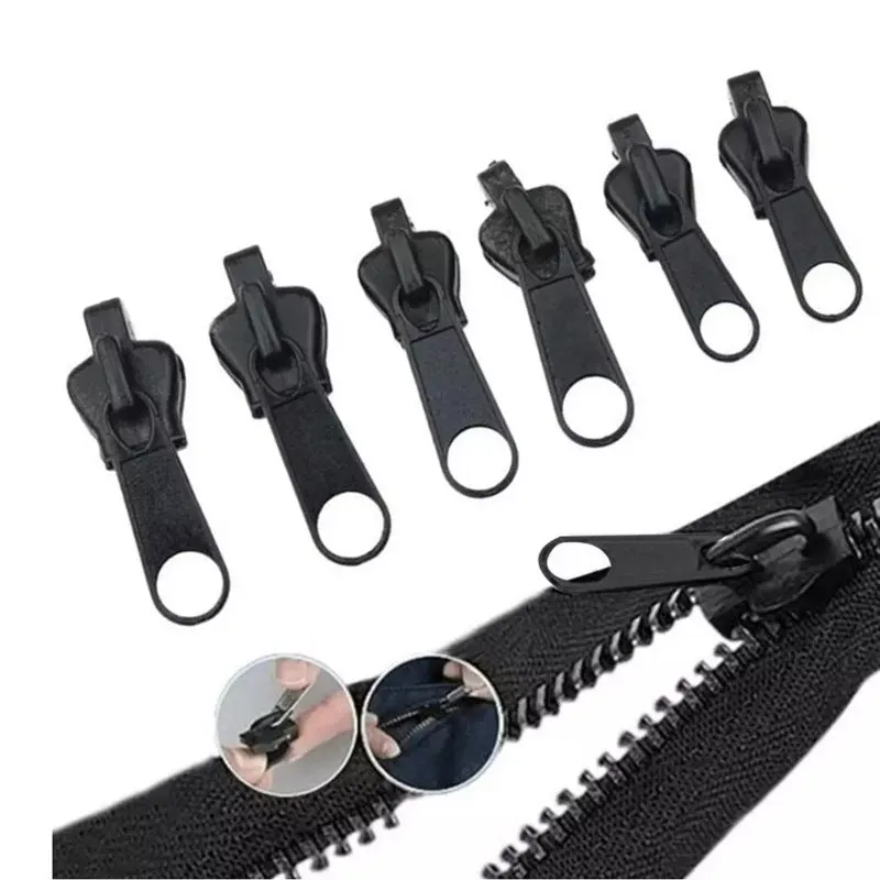 18pcs Universal Instant Zipper Repair Kit Replacement Zipper Sliding Teeth Rescue Zipper For 3 Different Size