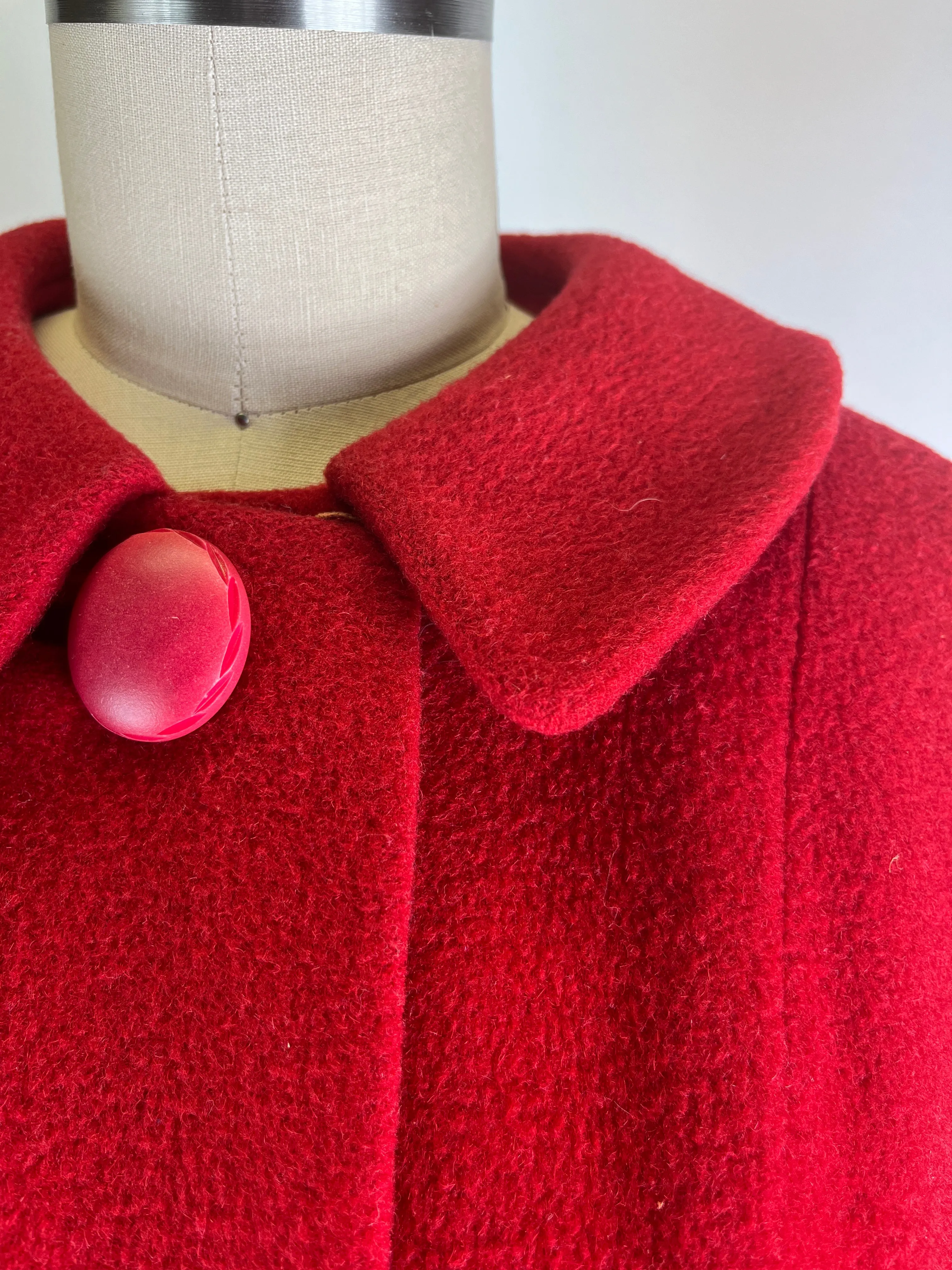 1950s Red Coat