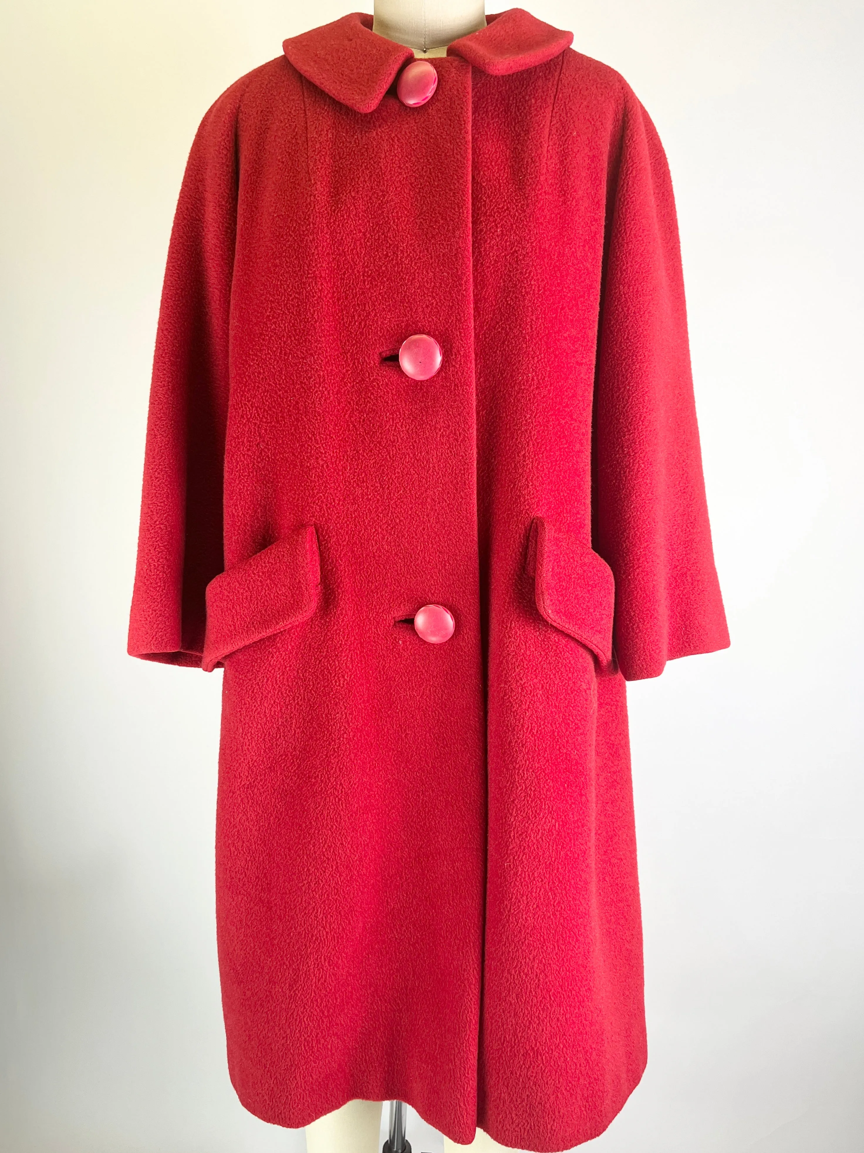 1950s Red Coat