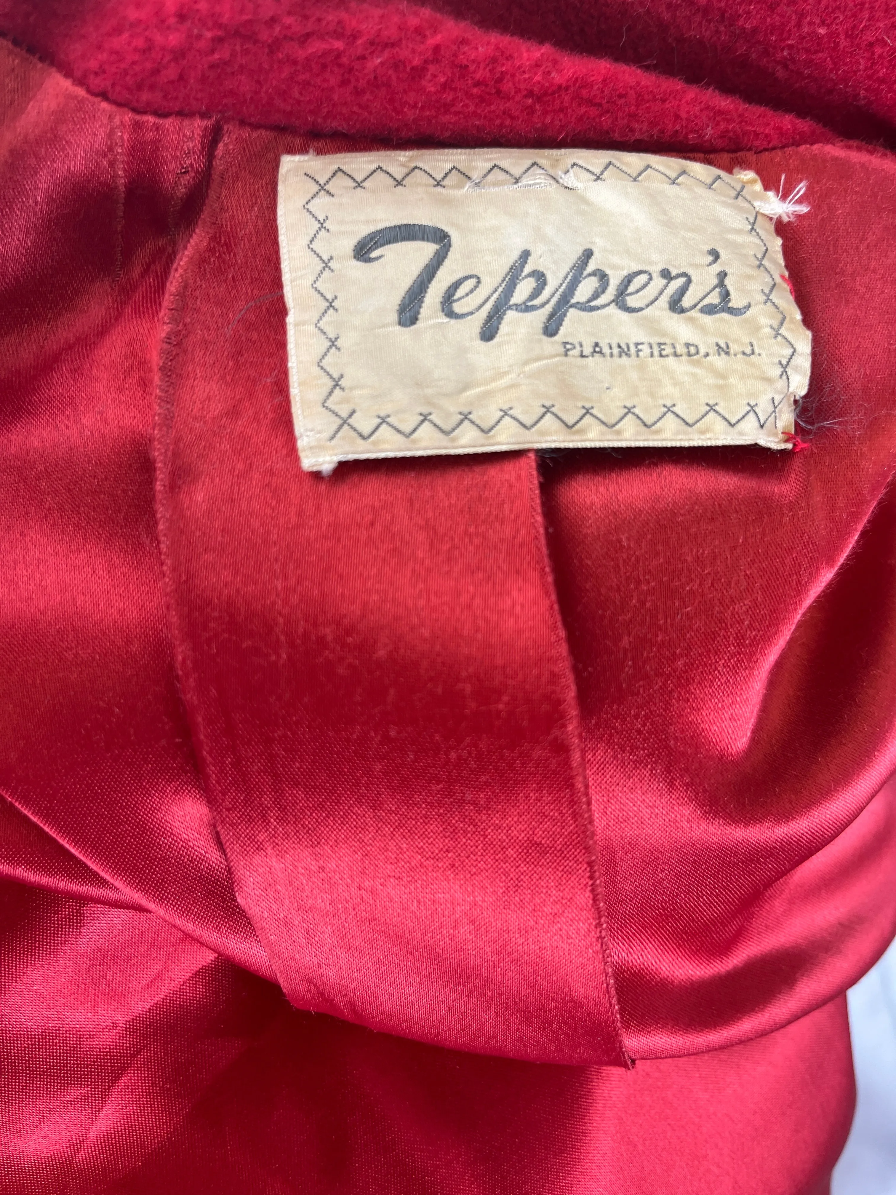 1950s Red Coat
