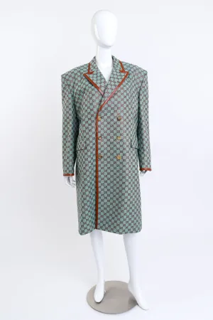 2021 F/W Rhinestone Oversized Trench Coat