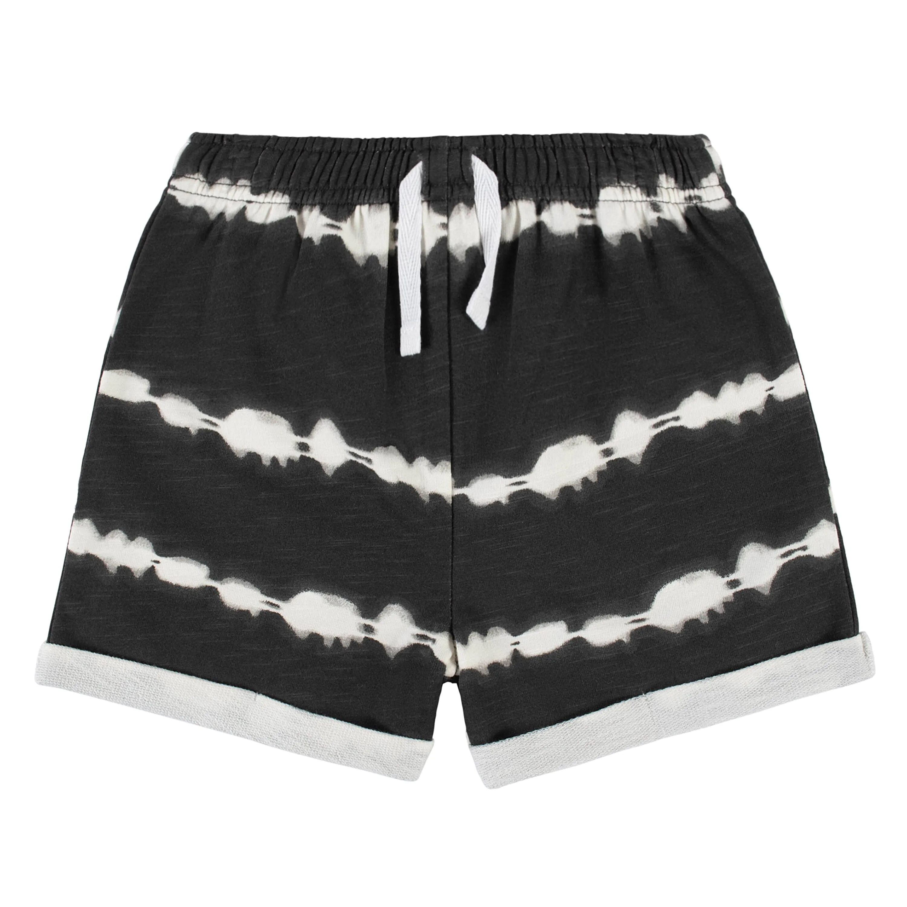 3-Pack Infant & Toddler Boys Tie Dye & Gray Shorts