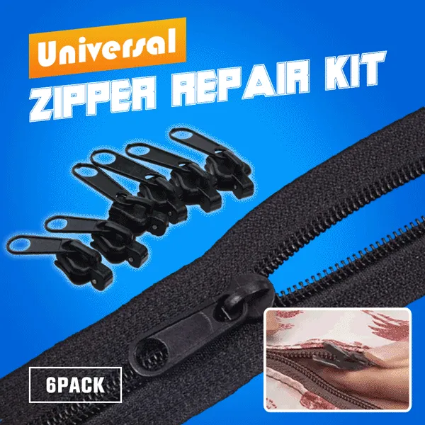 6/12/18pcs Universal Instant Zipper Repair Kit Replacement Zipper Sliding Teeth Rescue Zipper For 3 Different Size