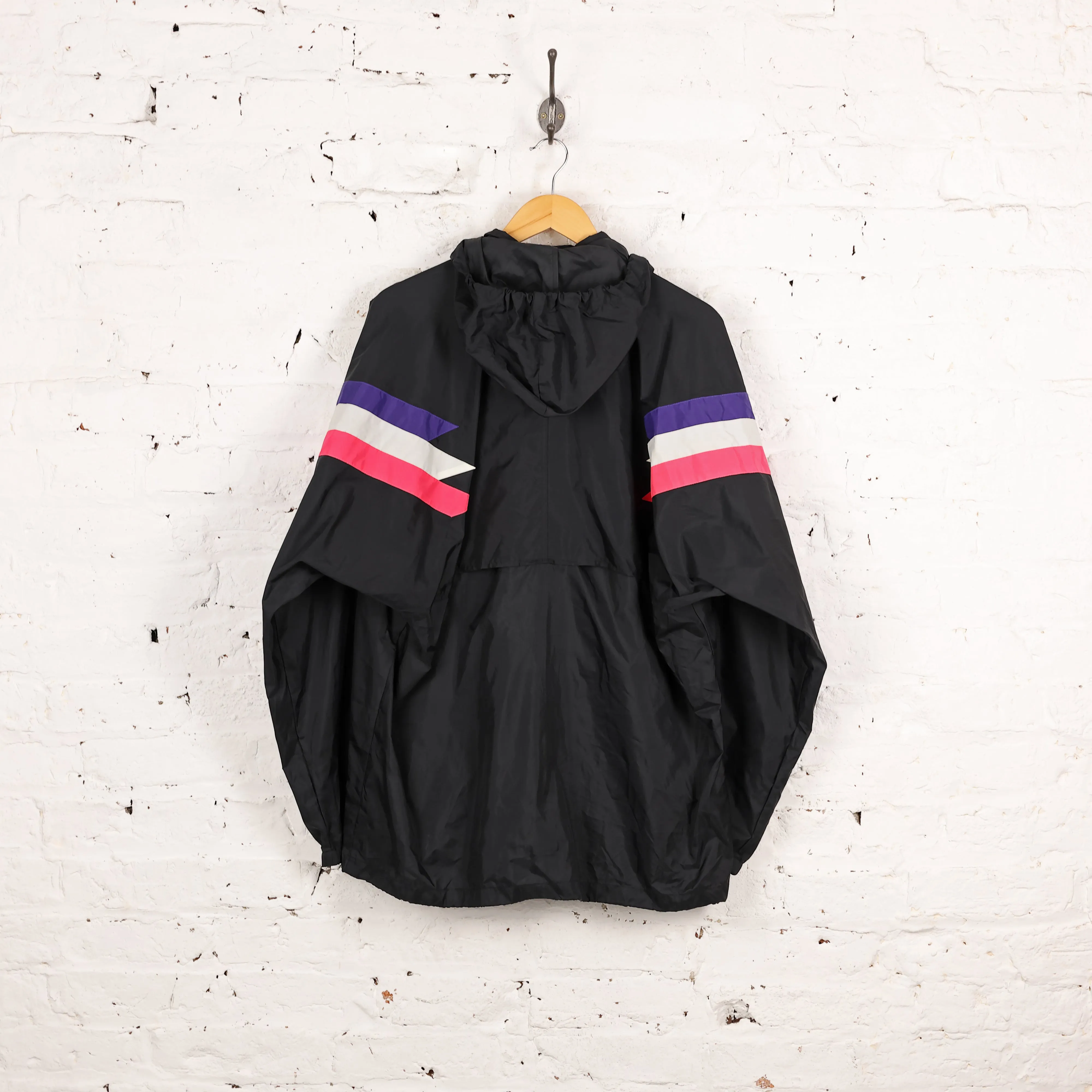 Adidas 90s Pac a Mac Cagoule Rain Jacket - Black - M