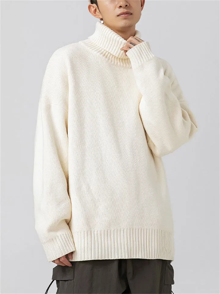 Autumn Thermal Turtleneck Knitted Sweaters for Couple