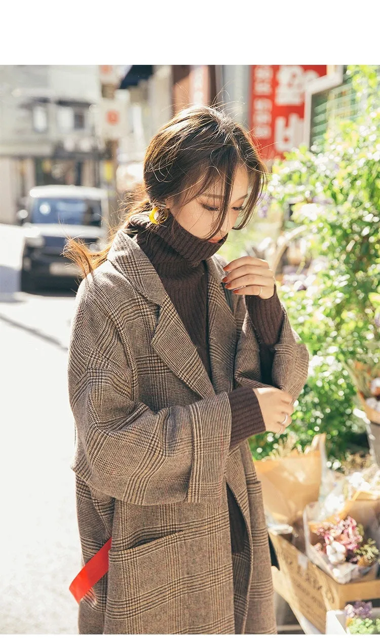 Autumn Winter Coat Vintage Overcoats