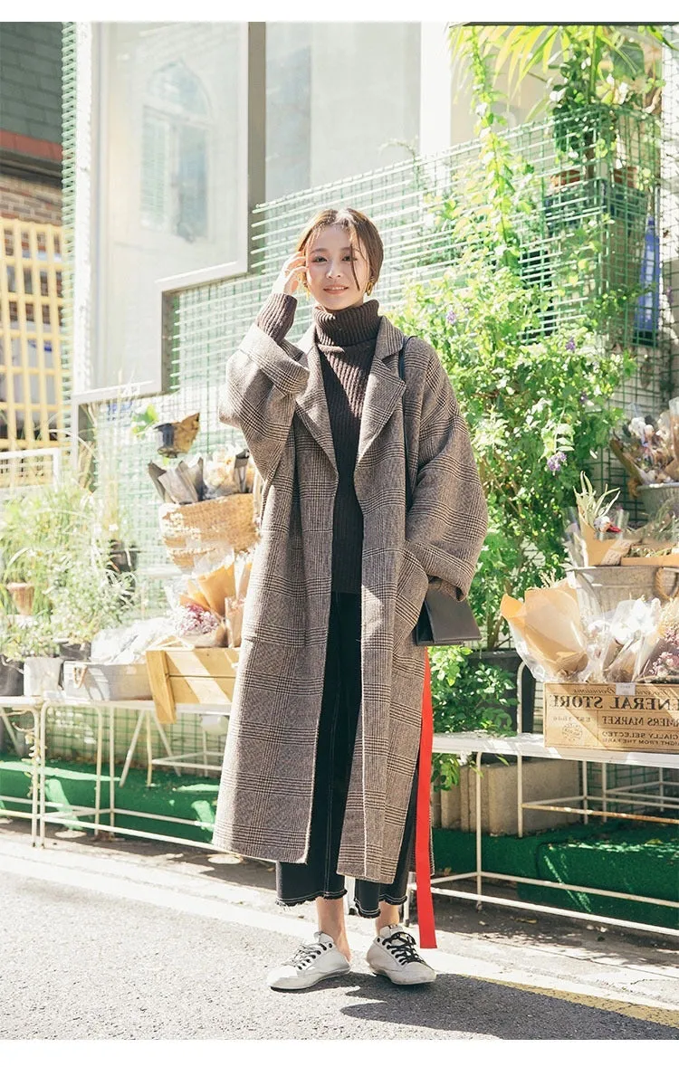 Autumn Winter Coat Vintage Overcoats