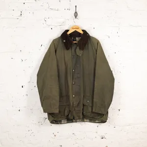 Barbour Beaufort Wax Jacket Coat - Green - XXL