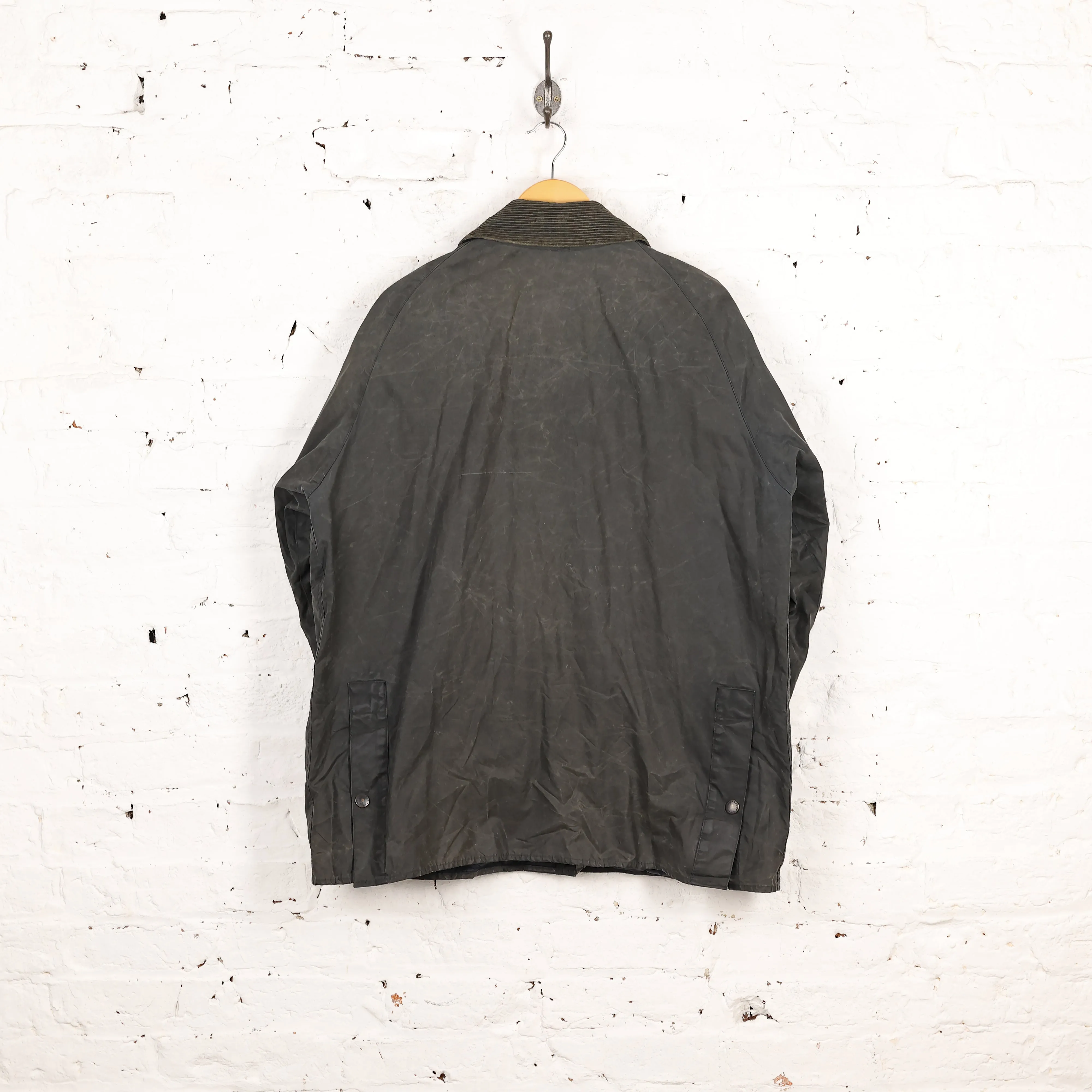 Barbour Bedale Wax Jacket Coat - Blue - XL