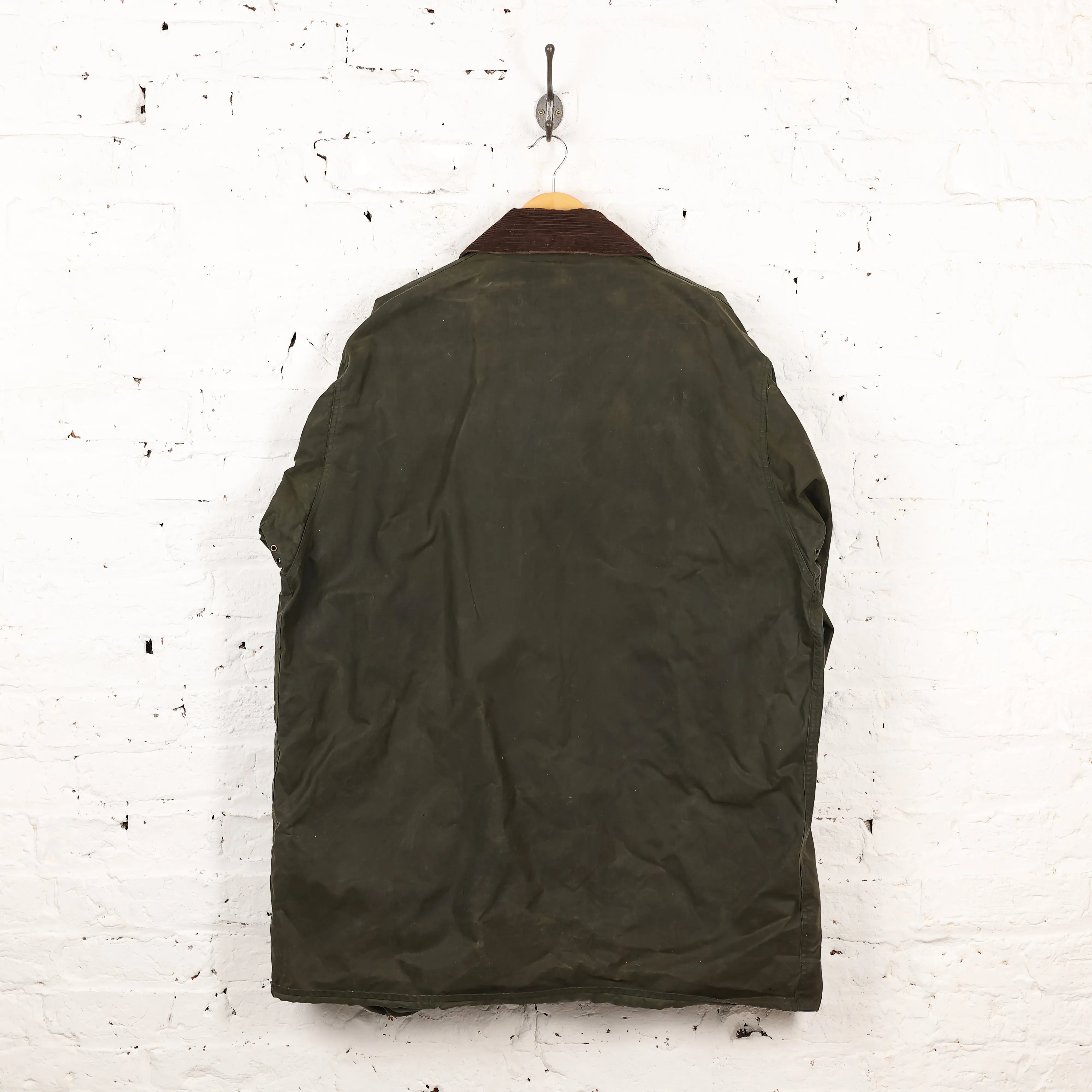 Barbour Border Wax Jacket Coat - Green - XXL
