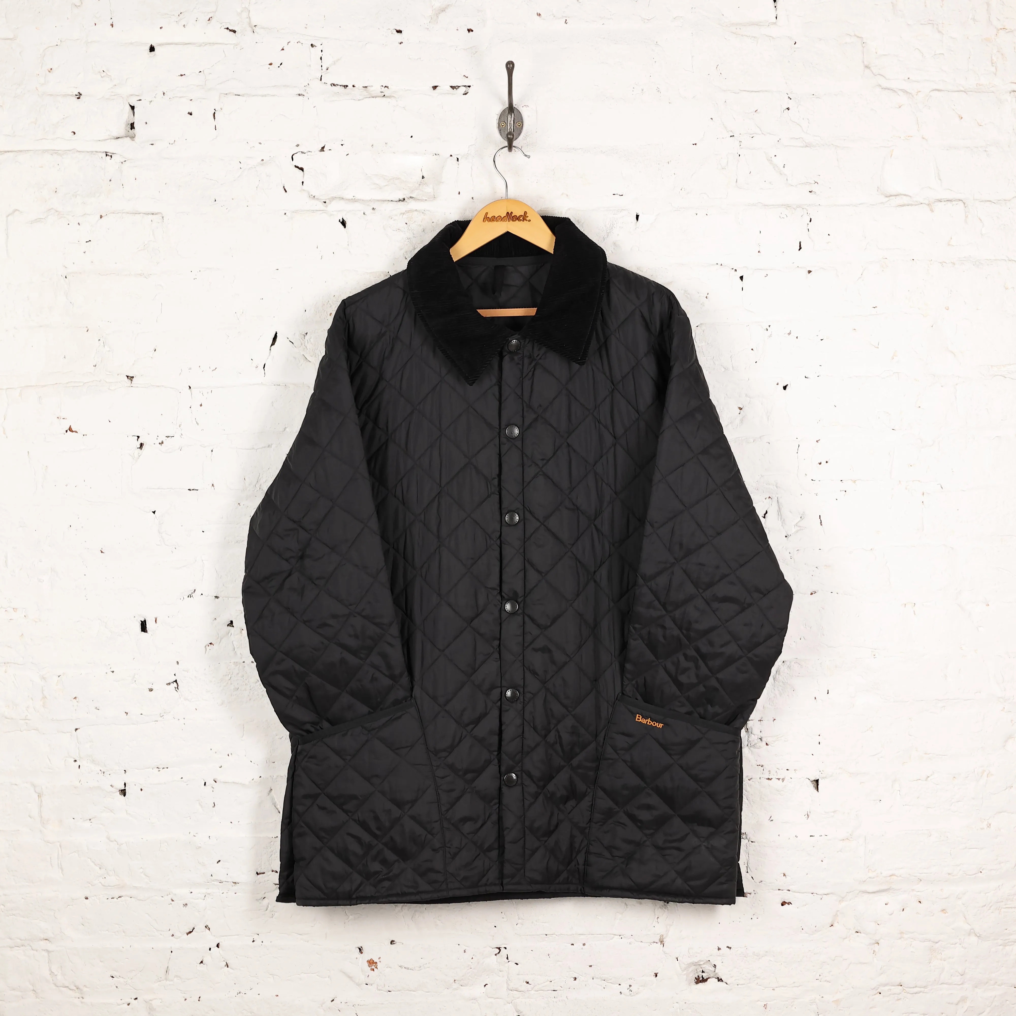 Barbour Liddesdale Quilted Jacket - Black - XL