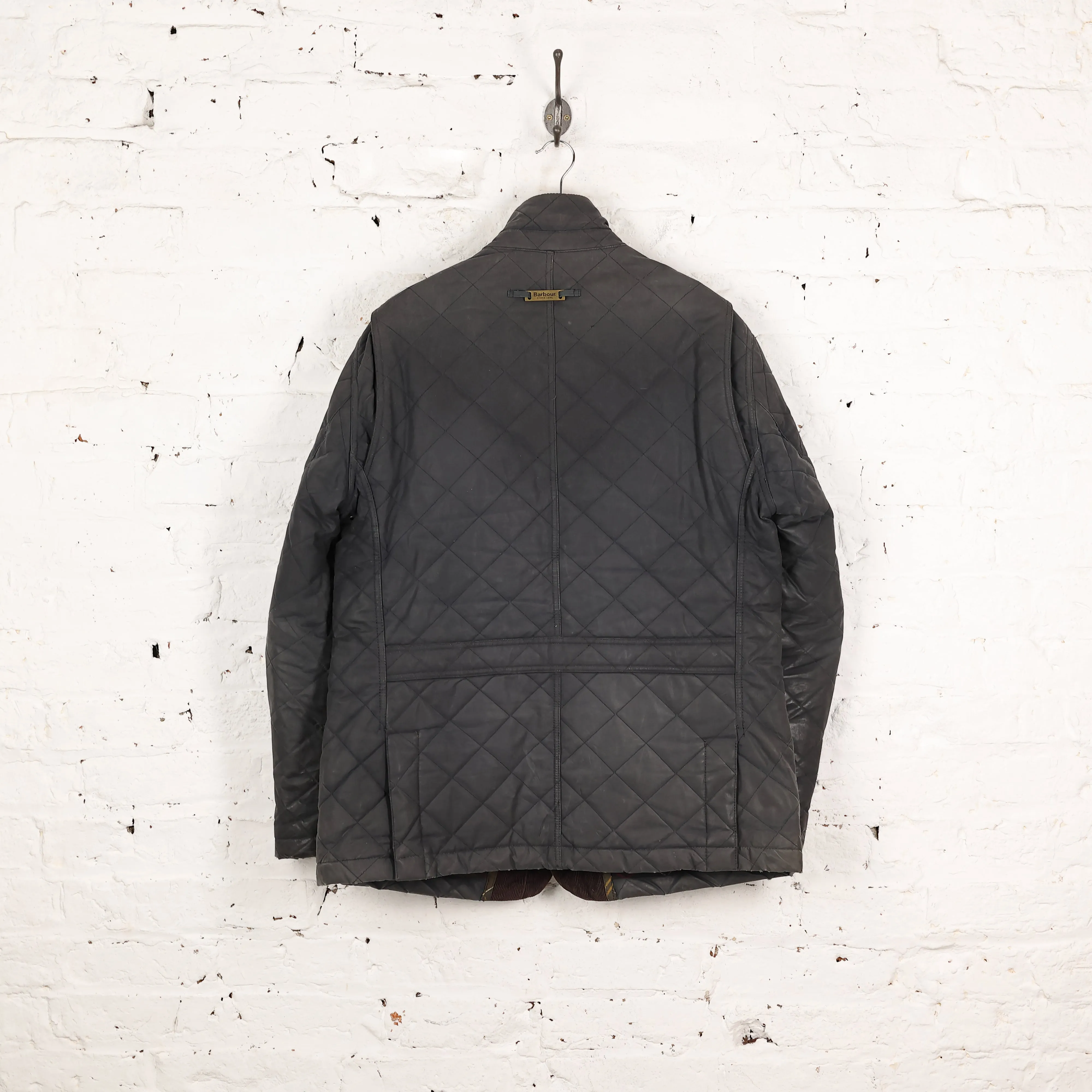 Barbour Quilt Wax Jacket - Blue - XL