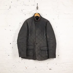 Barbour Quilt Wax Jacket - Blue - XL