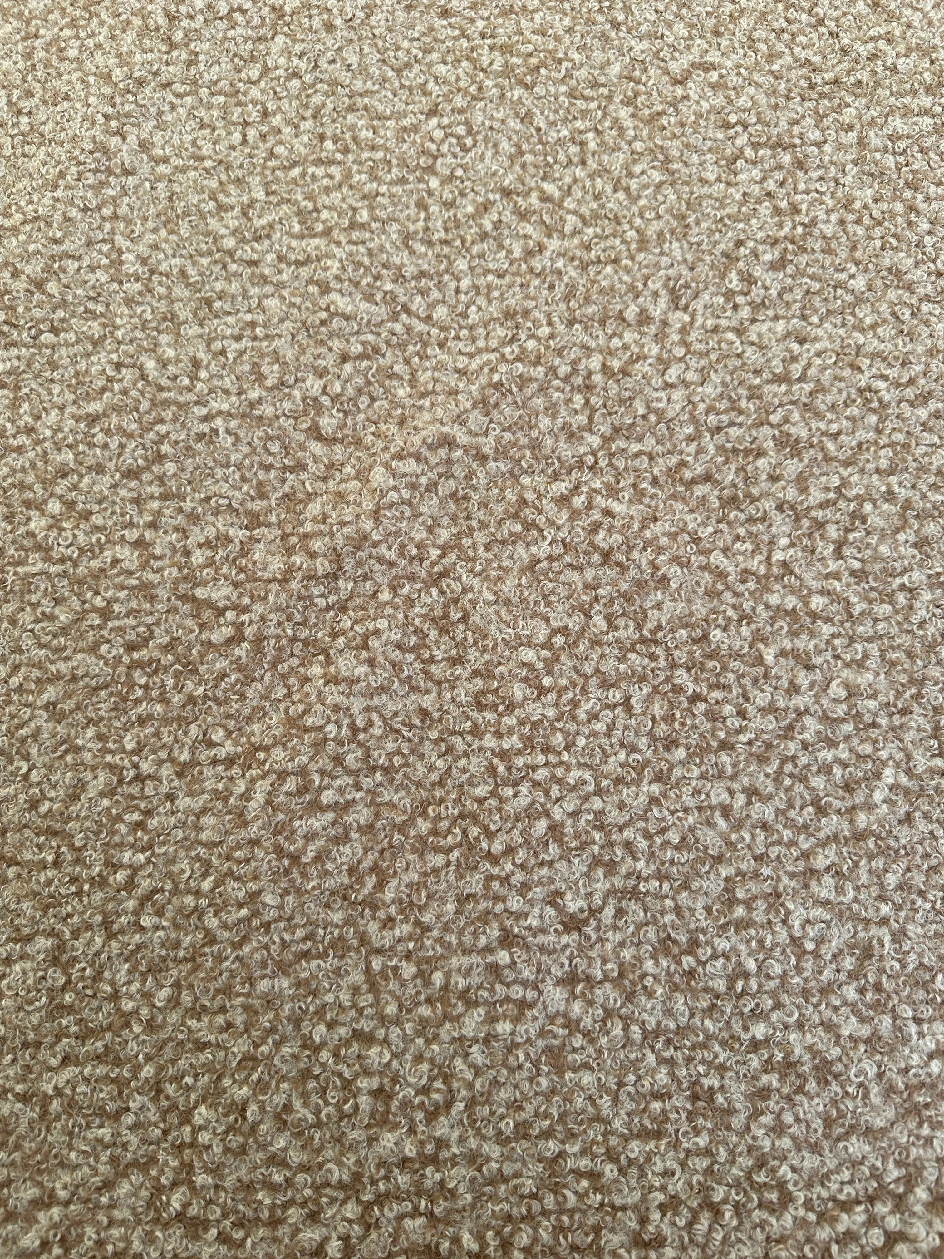 Beige Brown Premium Lamb Faux Wool