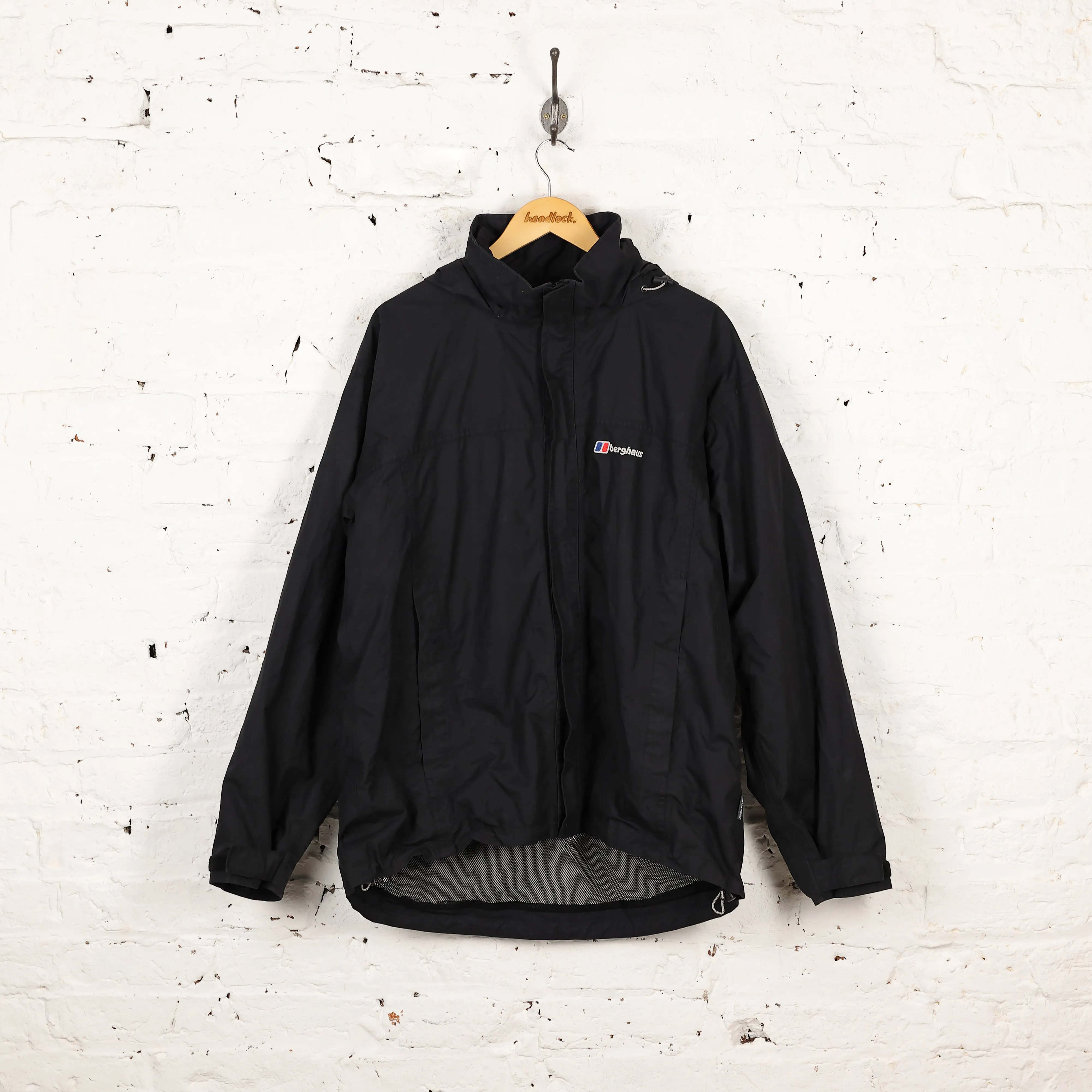 Berghaus Aquafoil Rain Jacket - Black - XL