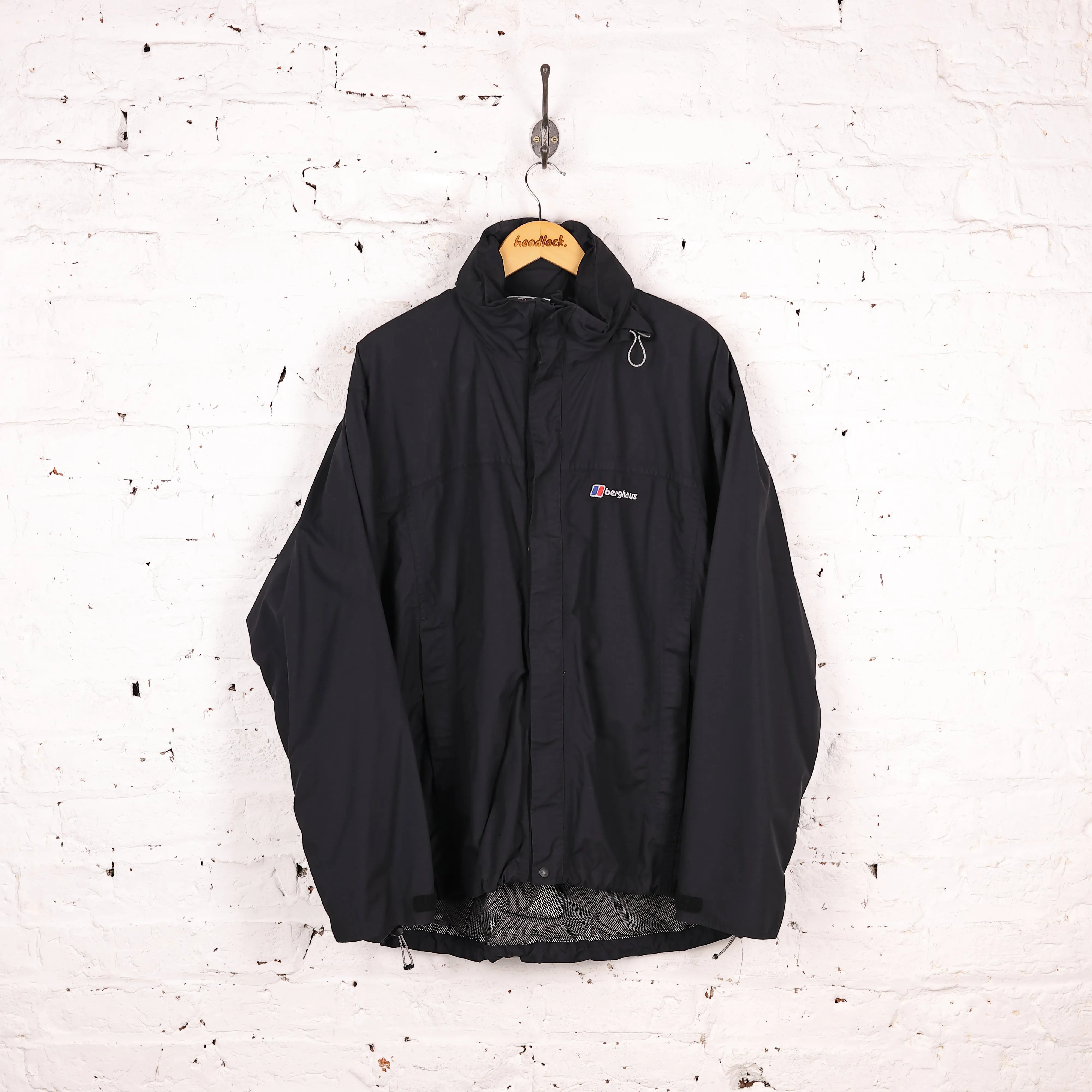 Berghaus Aquafoil Rain Jacket - Black - XL