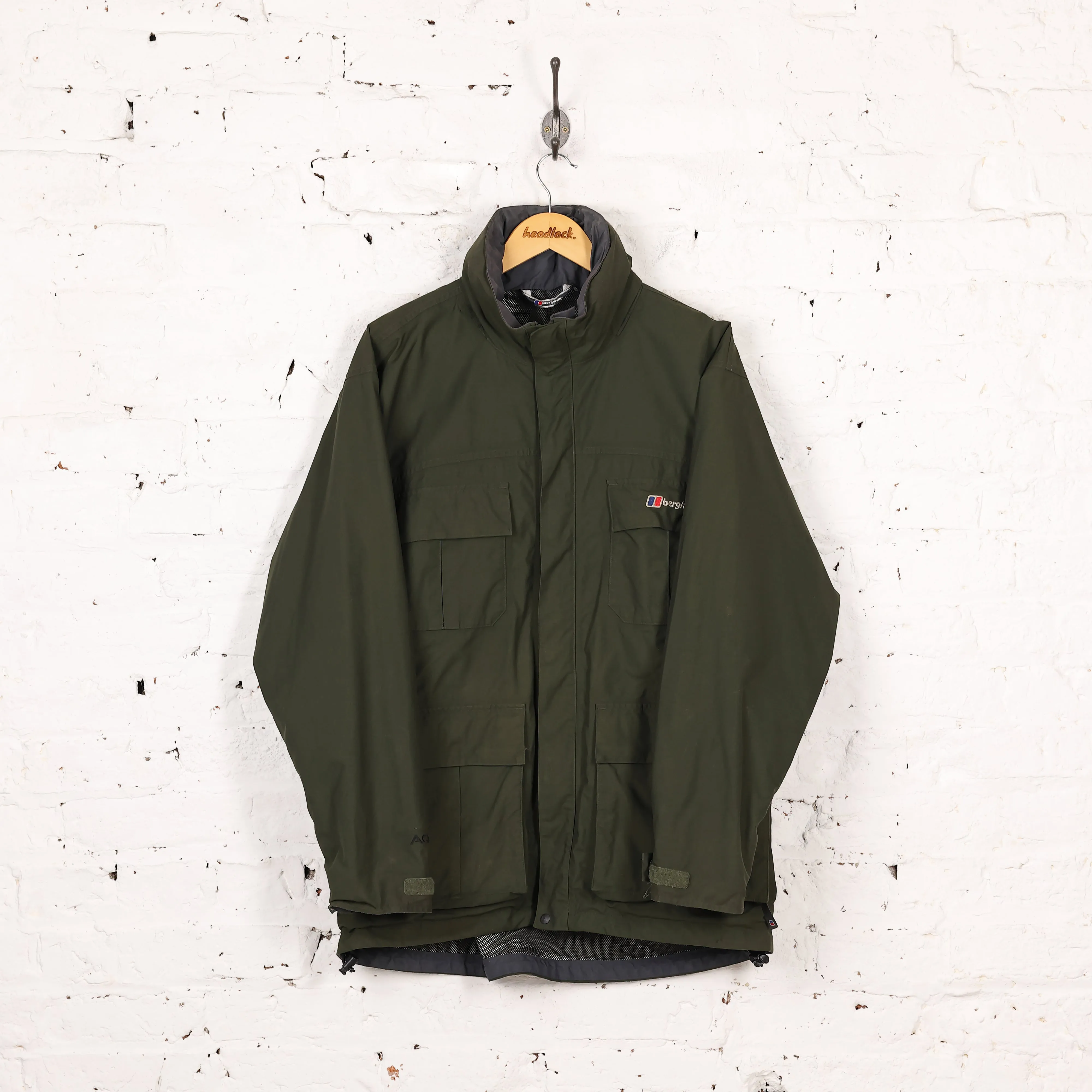 Berghaus Four Pocket Rain Jacket - Green- L