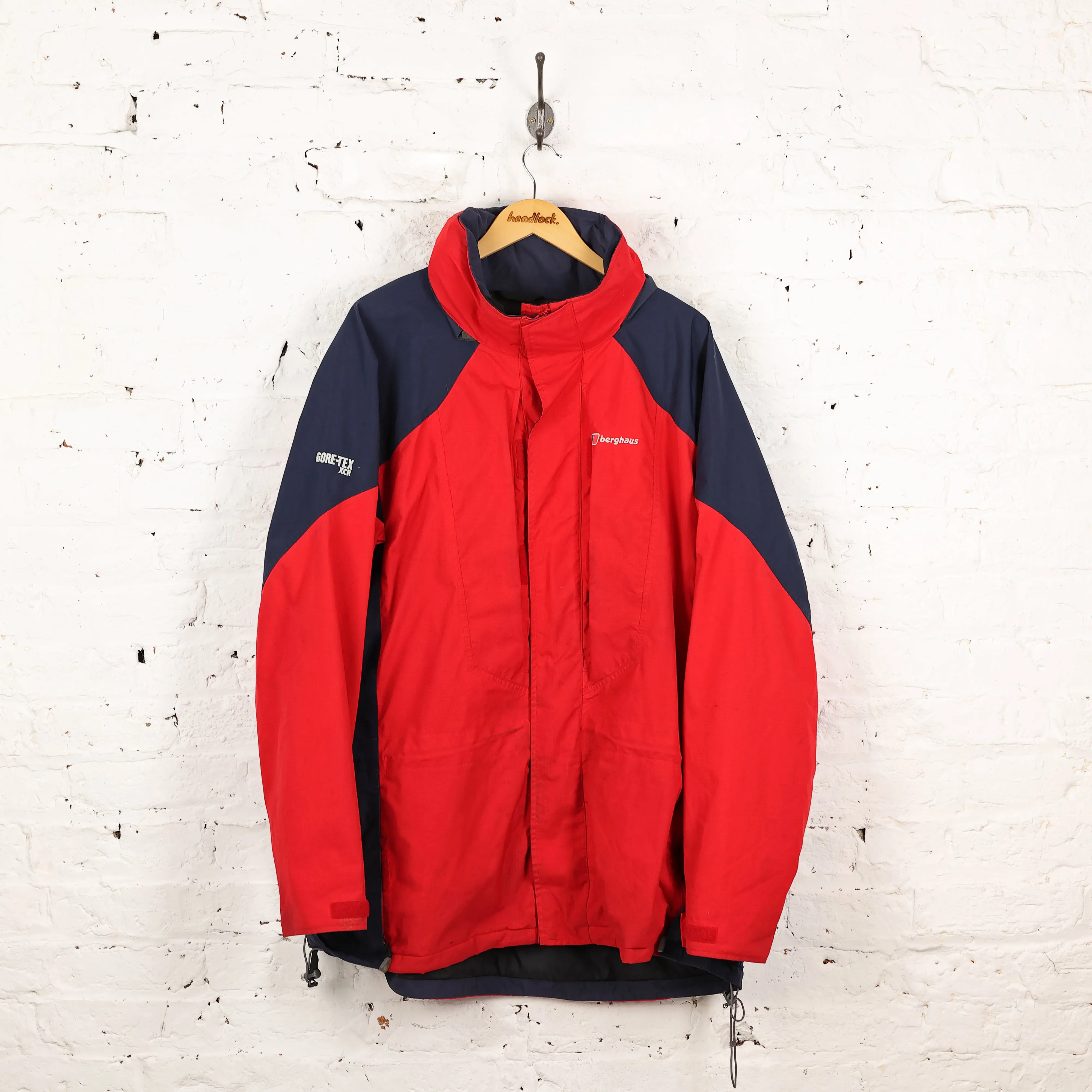 Berghaus Gore Tex XCR 90s Rain Jacket - Red - XXL
