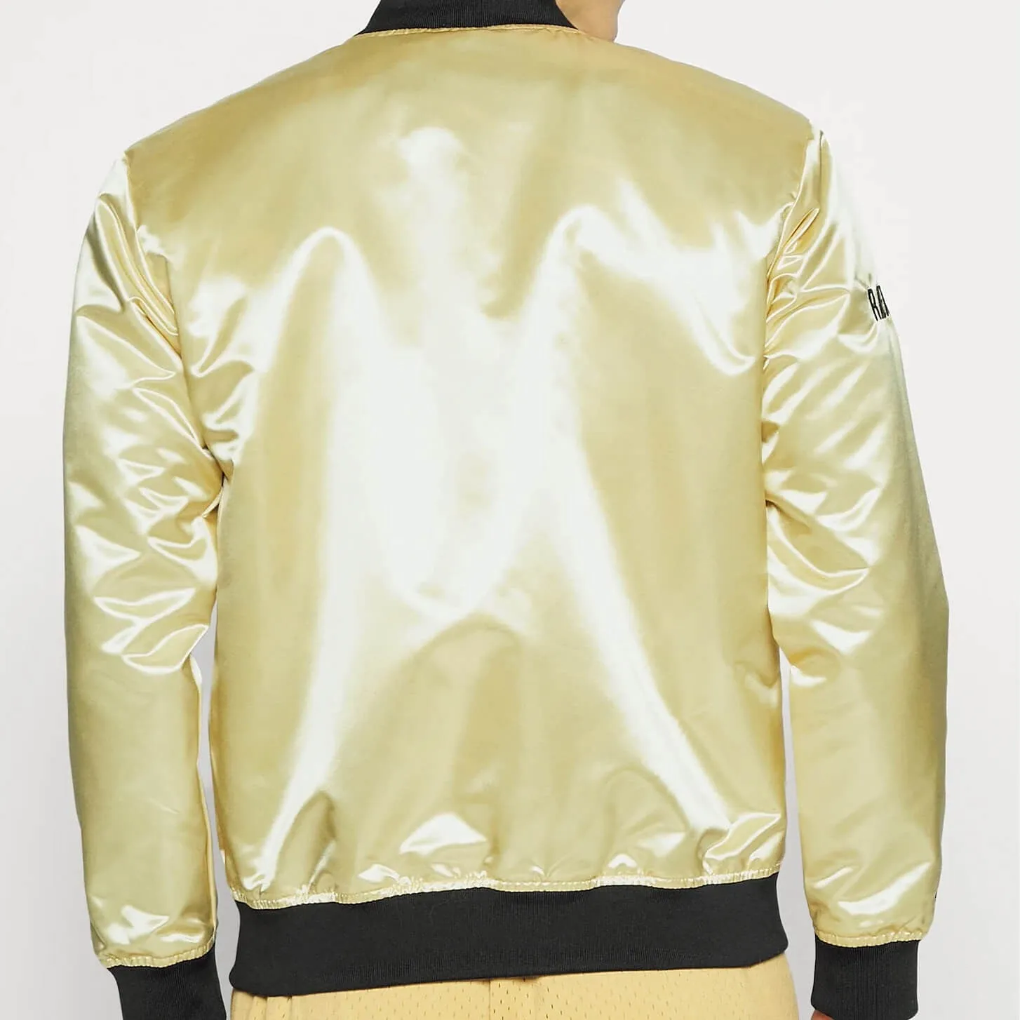 Bunda Mitchell & Ness NFL Fashion Lw Satin Jacket Oakland Raiders žltá