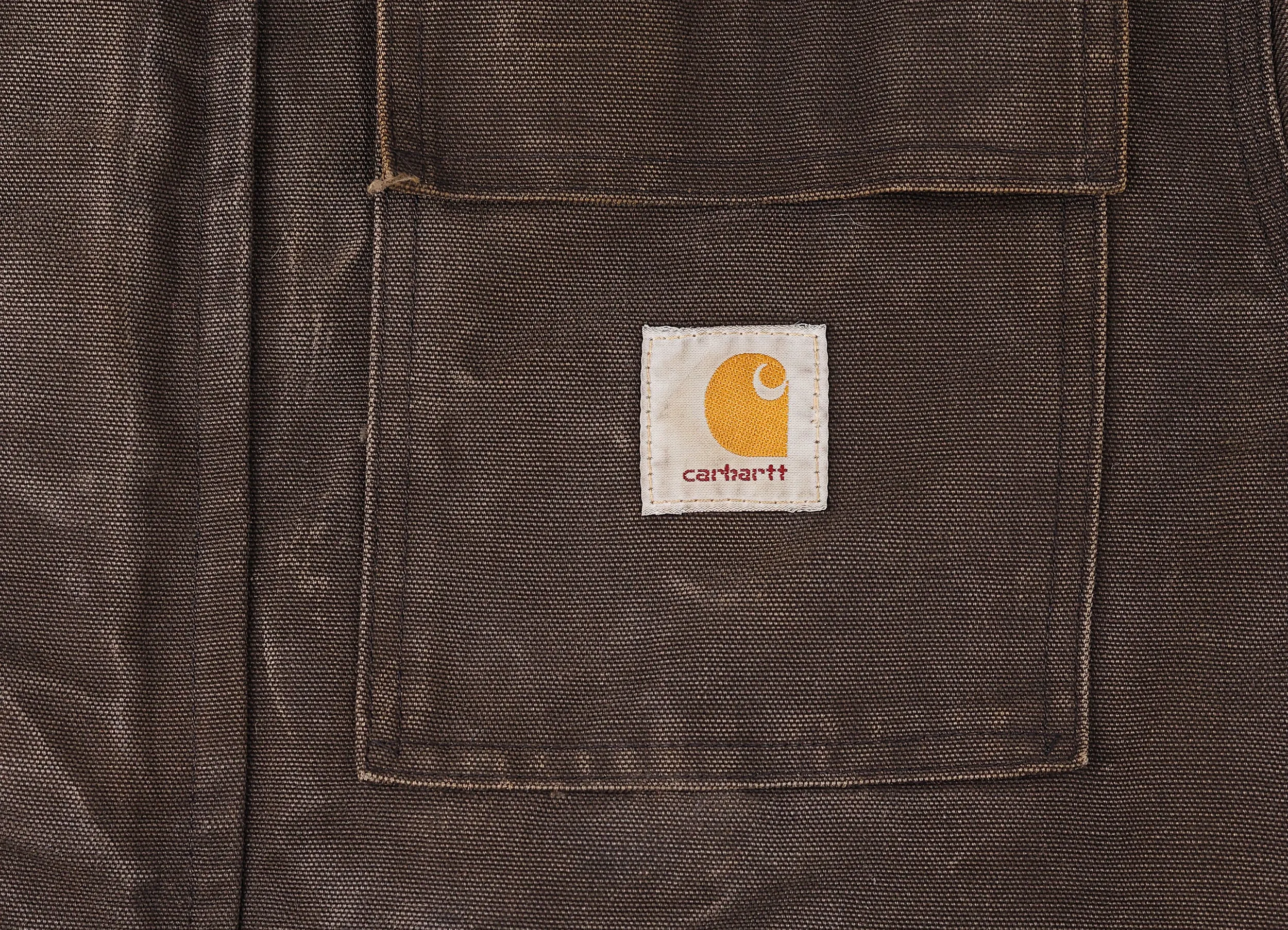 Carhartt Hooded Lined Work Jacket - Black - XL