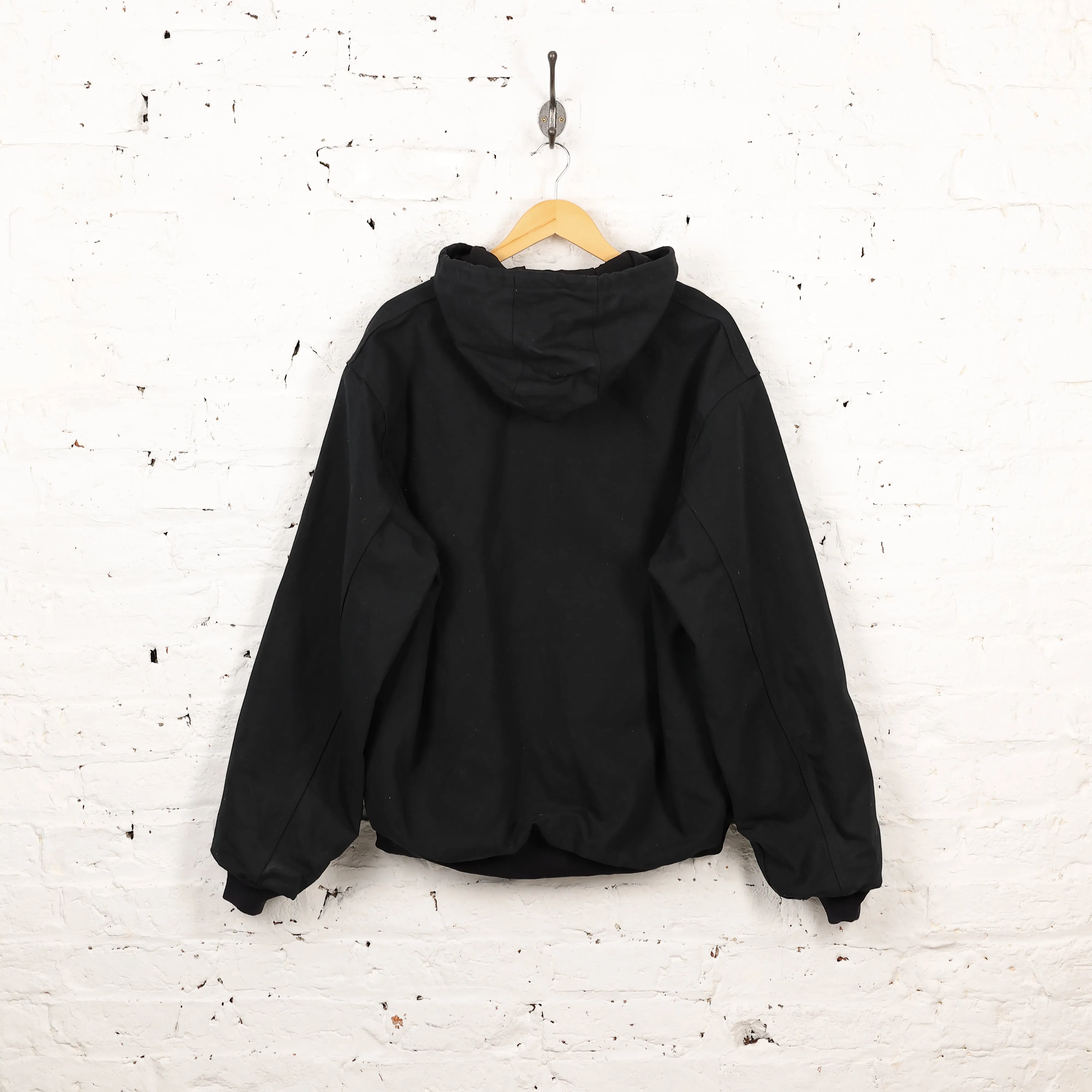 Carhartt Hooded Work Jacket - Black - L