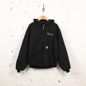 Carhartt Hooded Work Jacket - Black - L