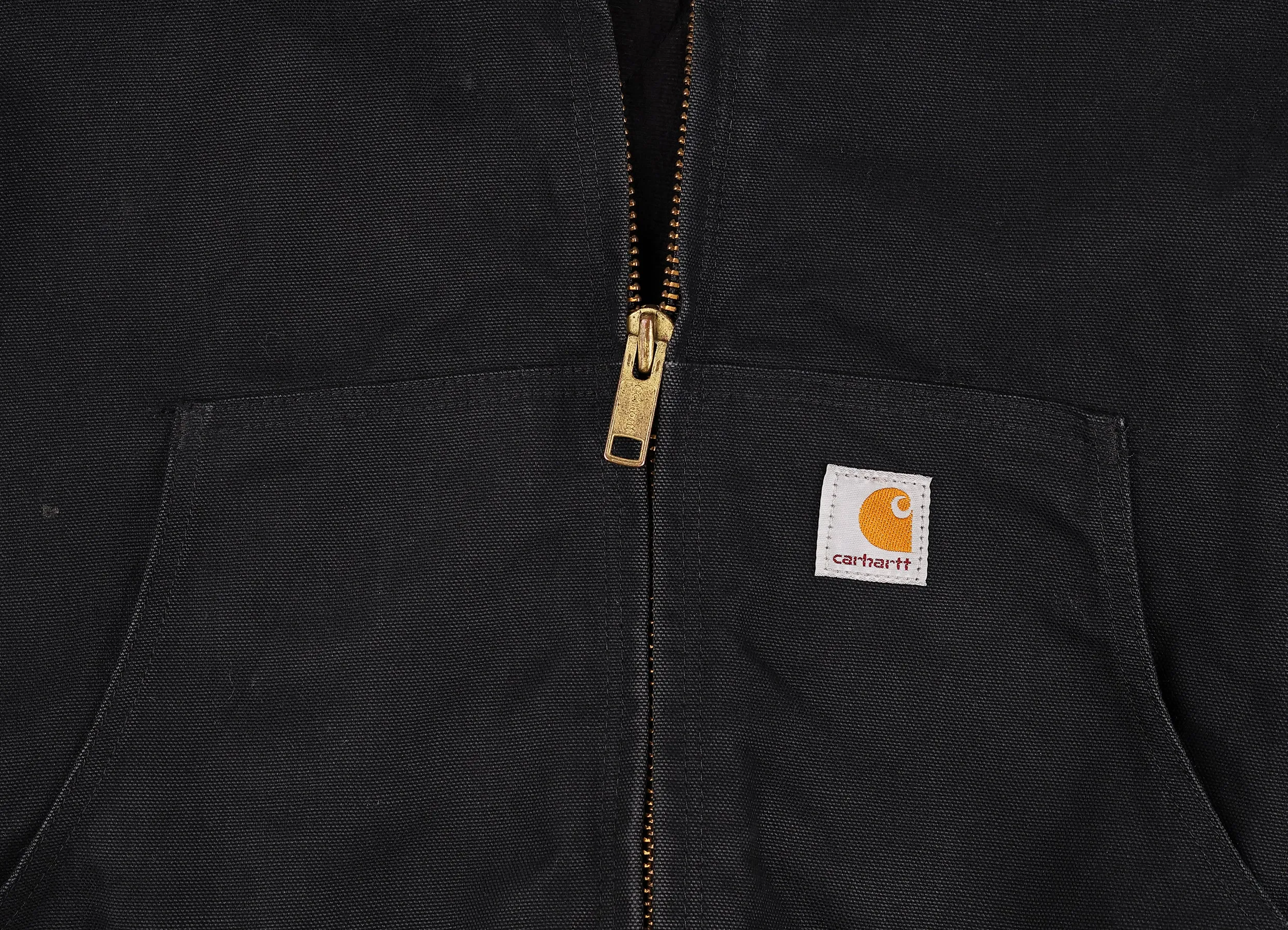Carhartt Hooded Work Jacket - Black - L