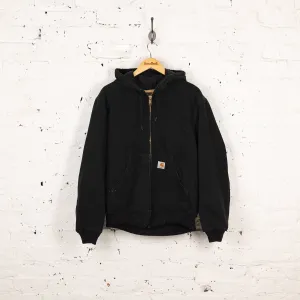 Carhartt Hooded Work Jacket - Black - M