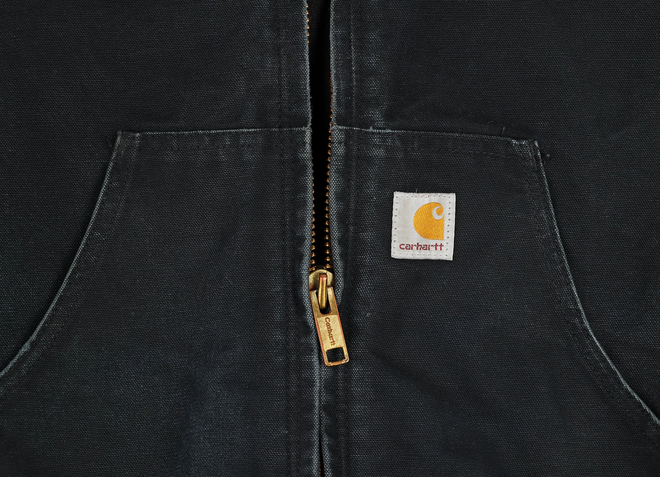 Carhartt Hooded Work Jacket - Black - M