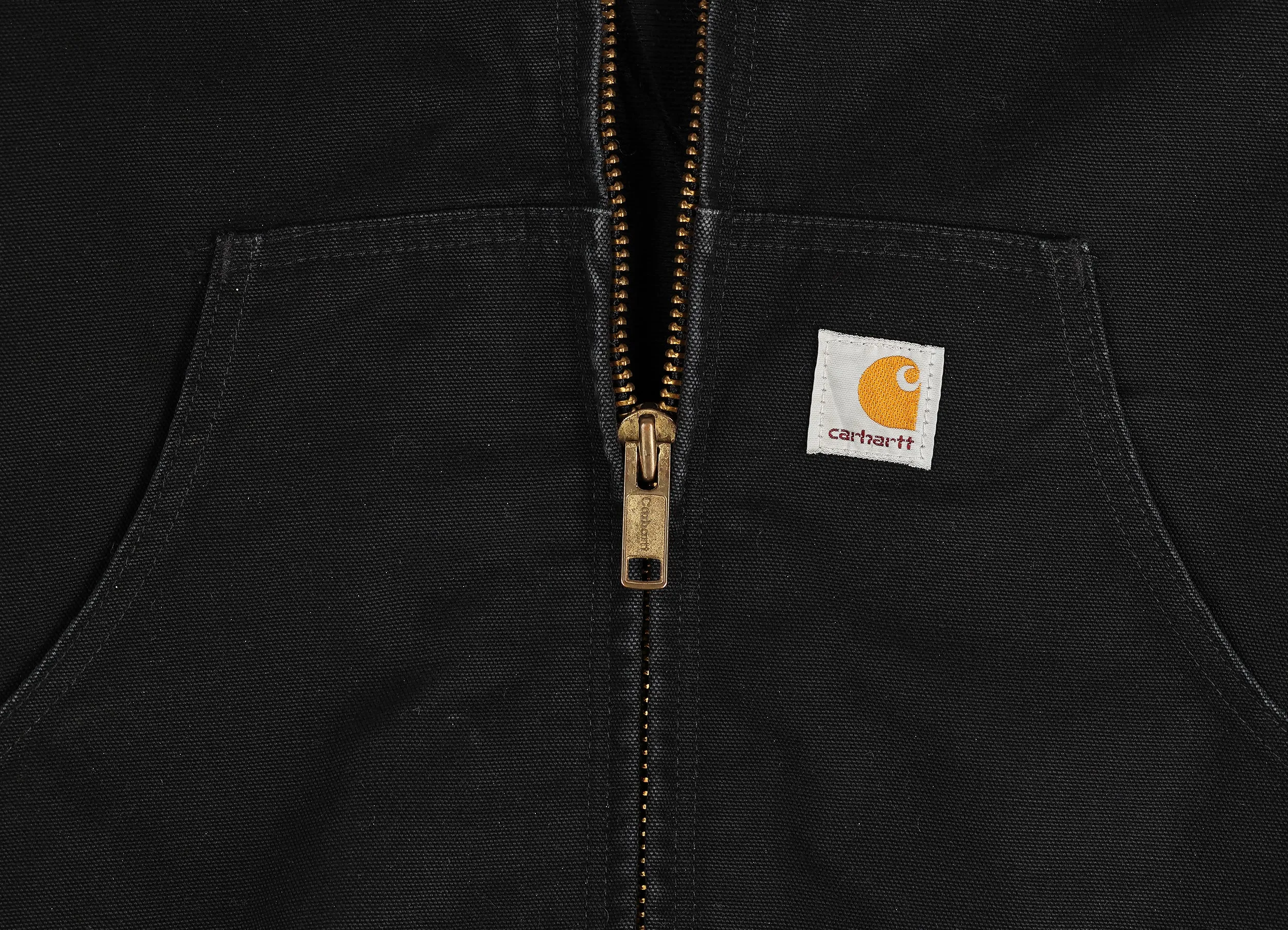 Carhartt Hooded Work Jacket - Black - M