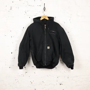 Carhartt Hooded Work Jacket - Black - M