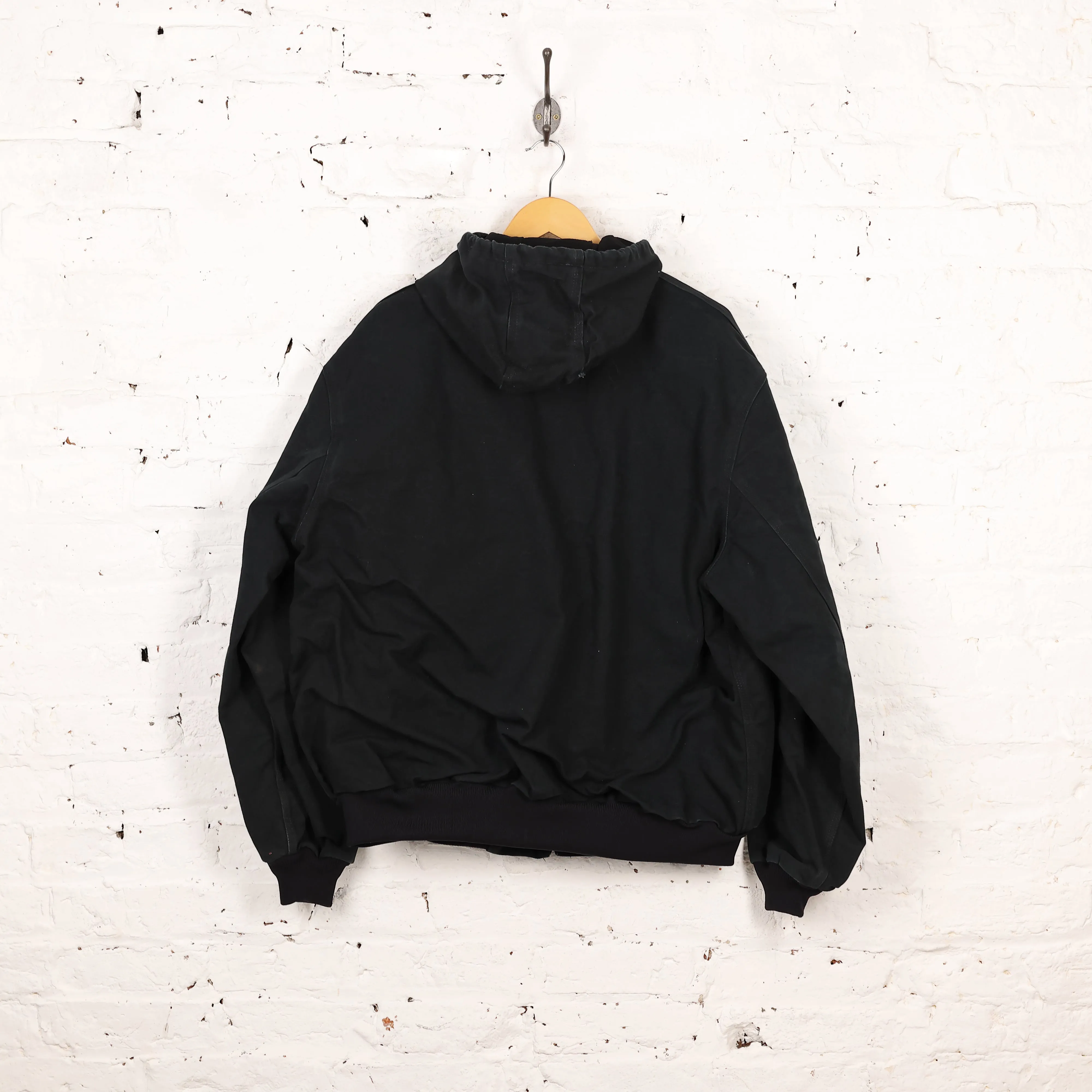 Carhartt Hooded Work Jacket - Black - XL