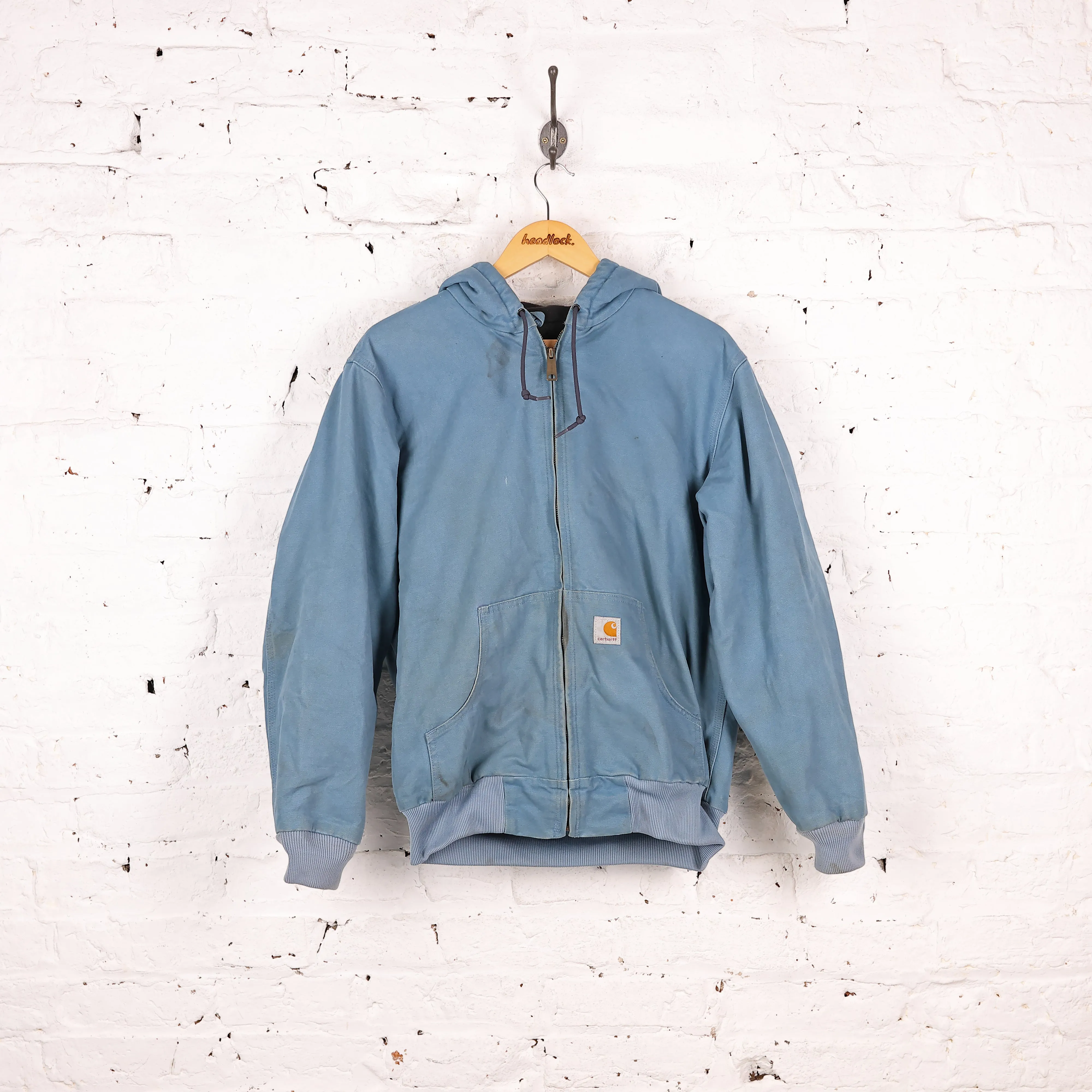 Carhartt Hooded Work Jacket - Blue - M
