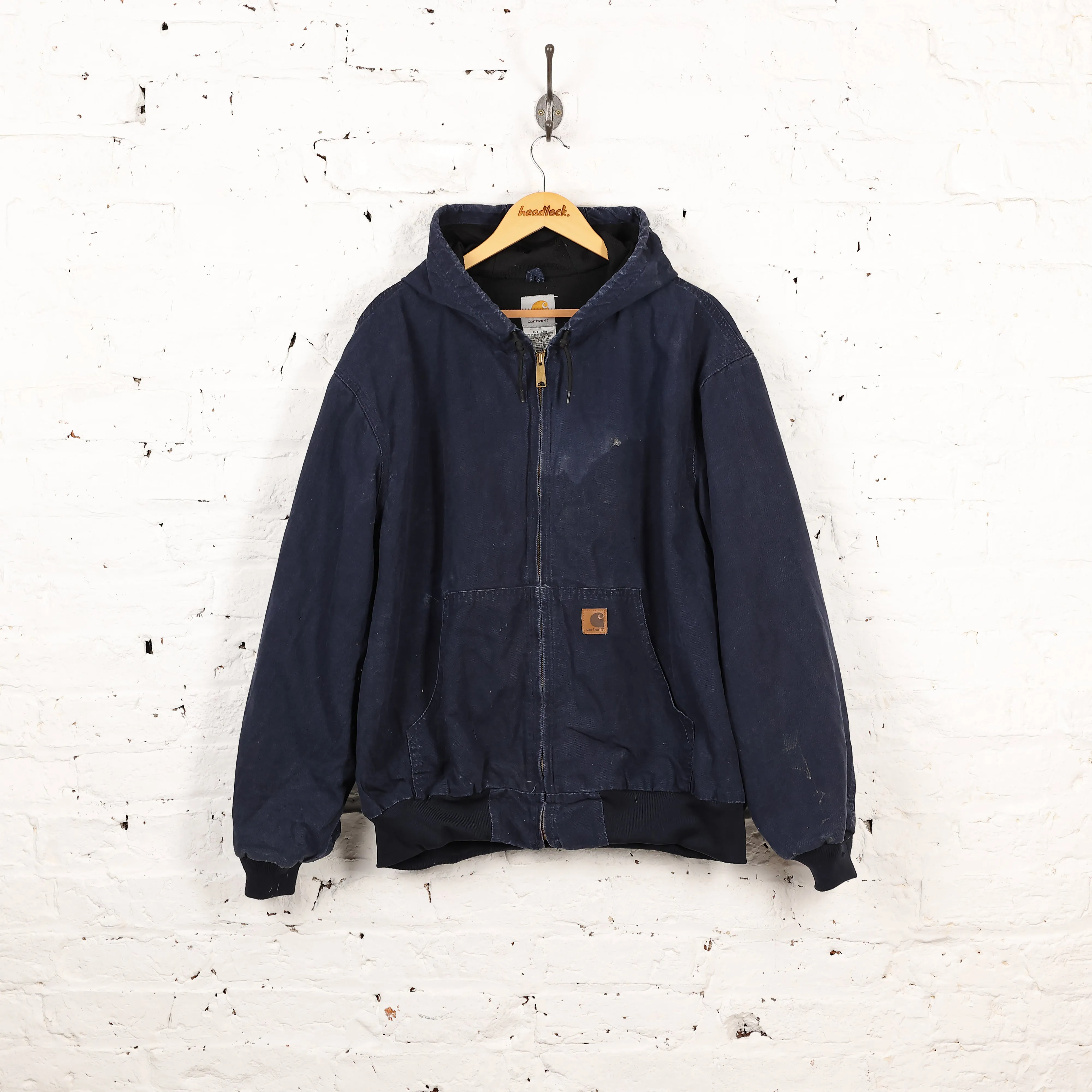 Carhartt Hooded Work Jacket - Blue - XXL