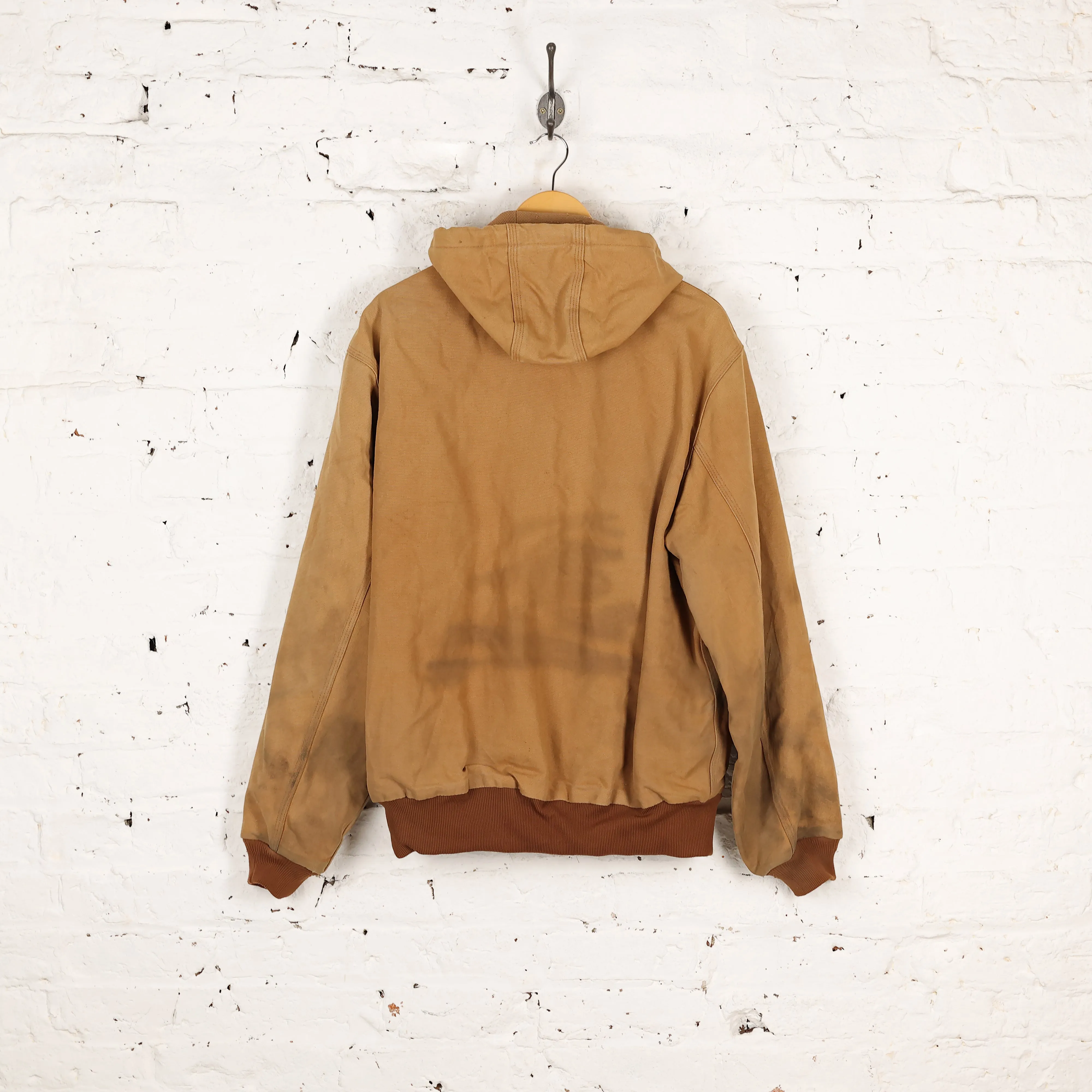 Carhartt Hooded Work Jacket - Brown - L