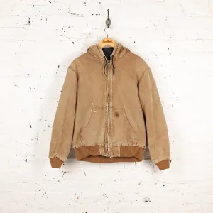 Carhartt Hooded Work Jacket - Brown - M