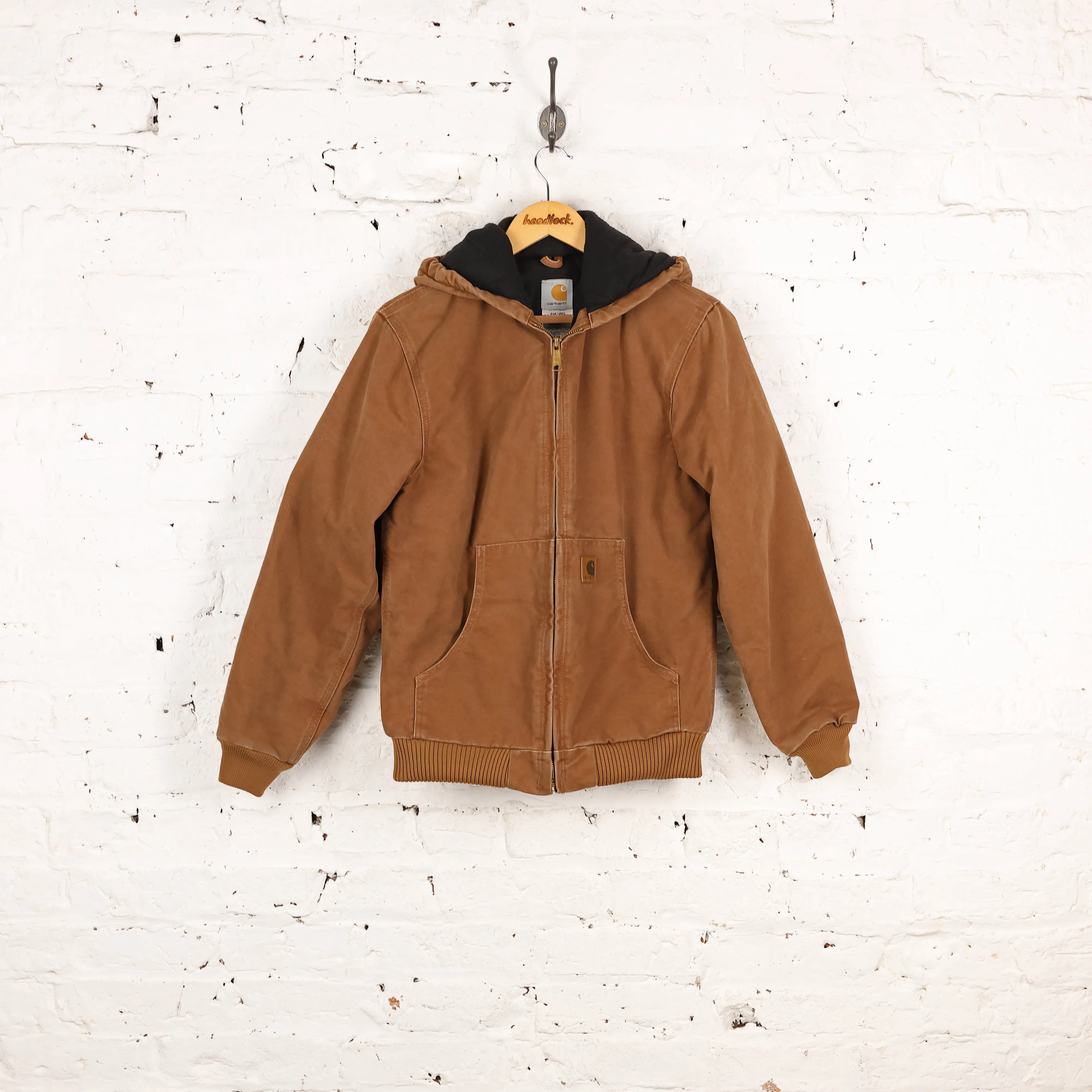 Carhartt Hooded Work Jacket - Brown - S