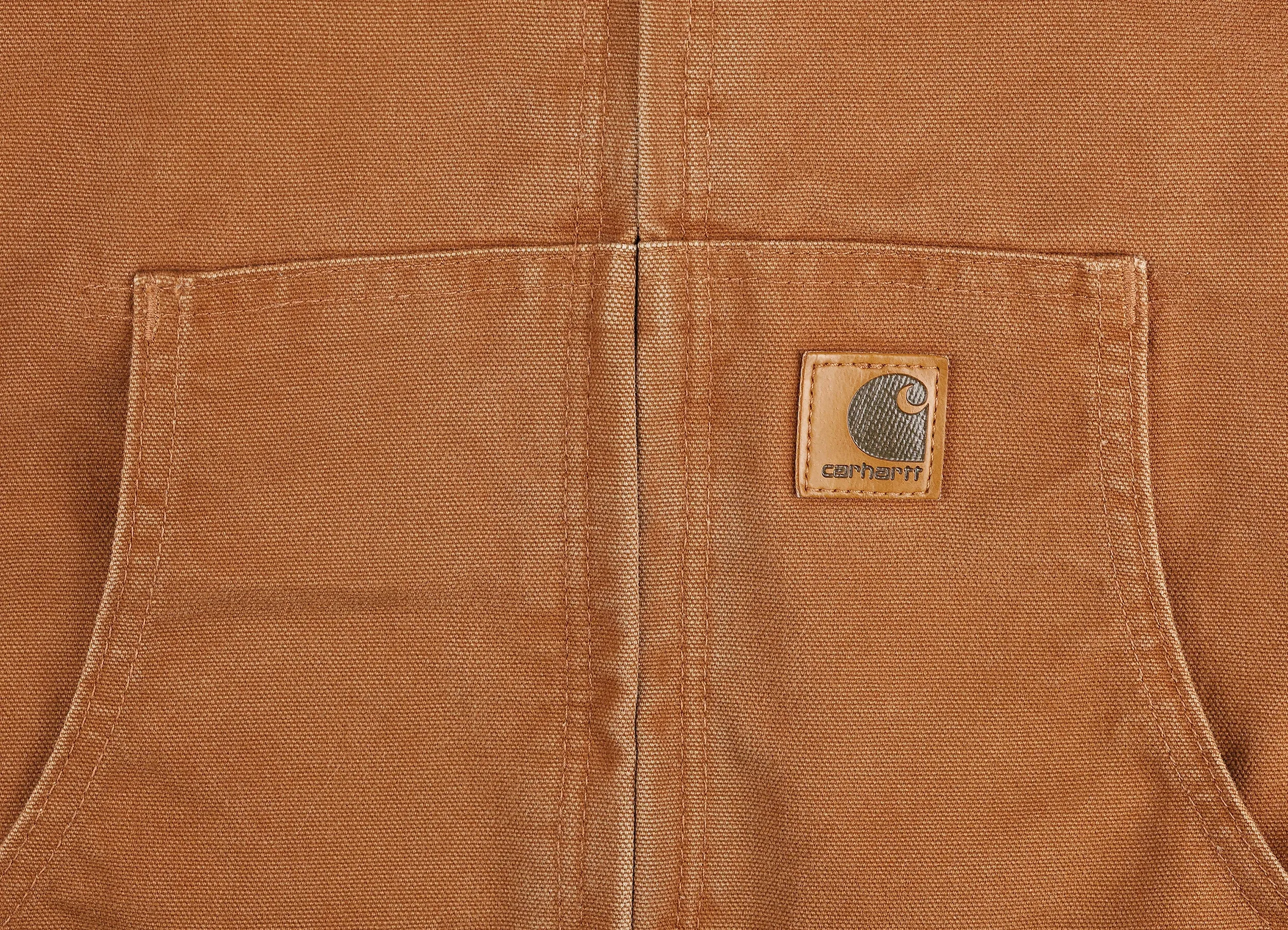 Carhartt Hooded Work Jacket - Brown - S