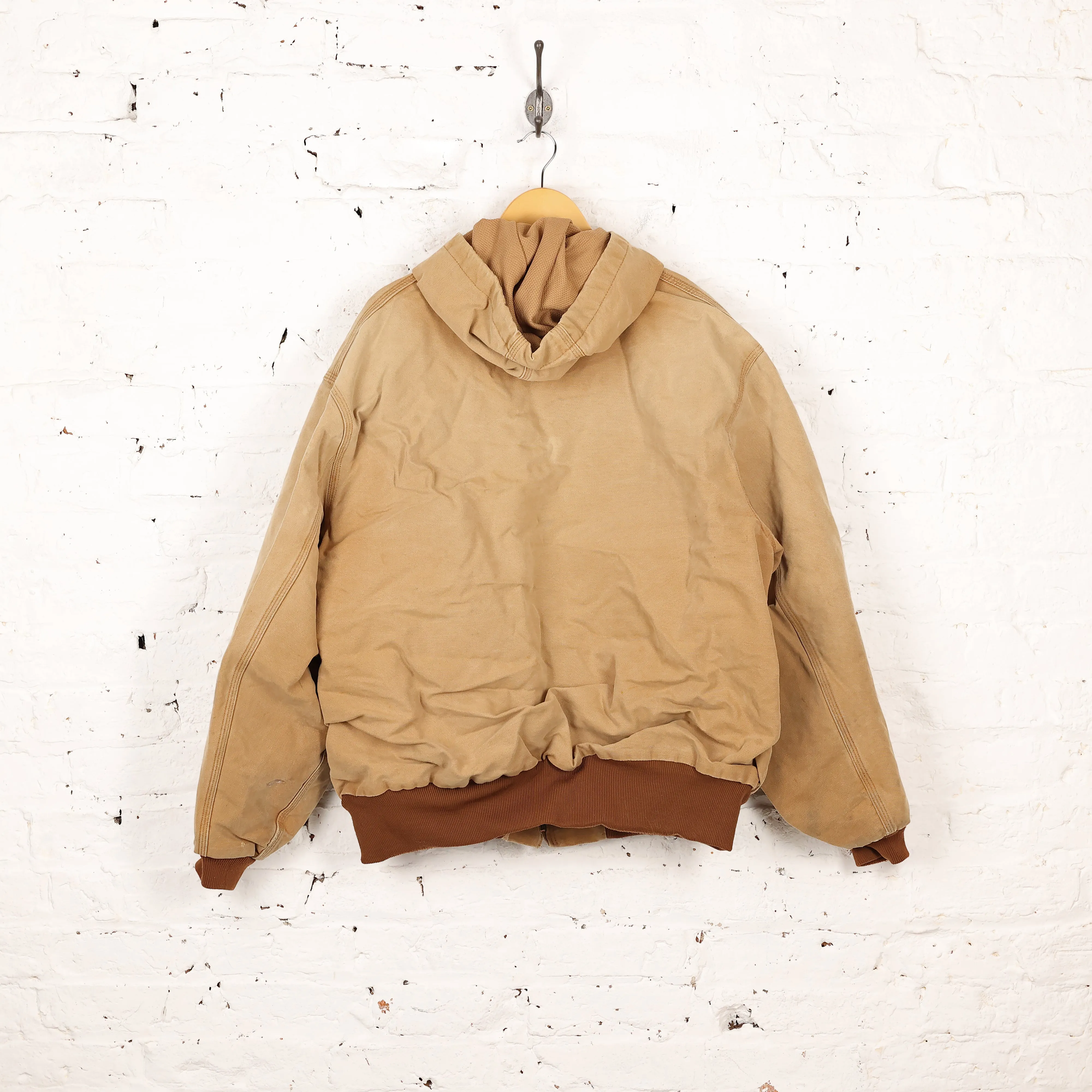 Carhartt Hooded Work Jacket - Brown - XXL