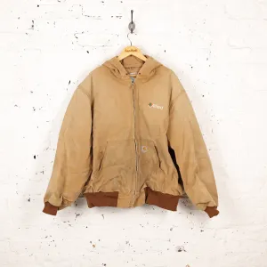 Carhartt Hooded Work Jacket - Brown - XXL