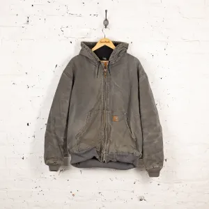 Carhartt Hooded Work Jacket - Green - XL