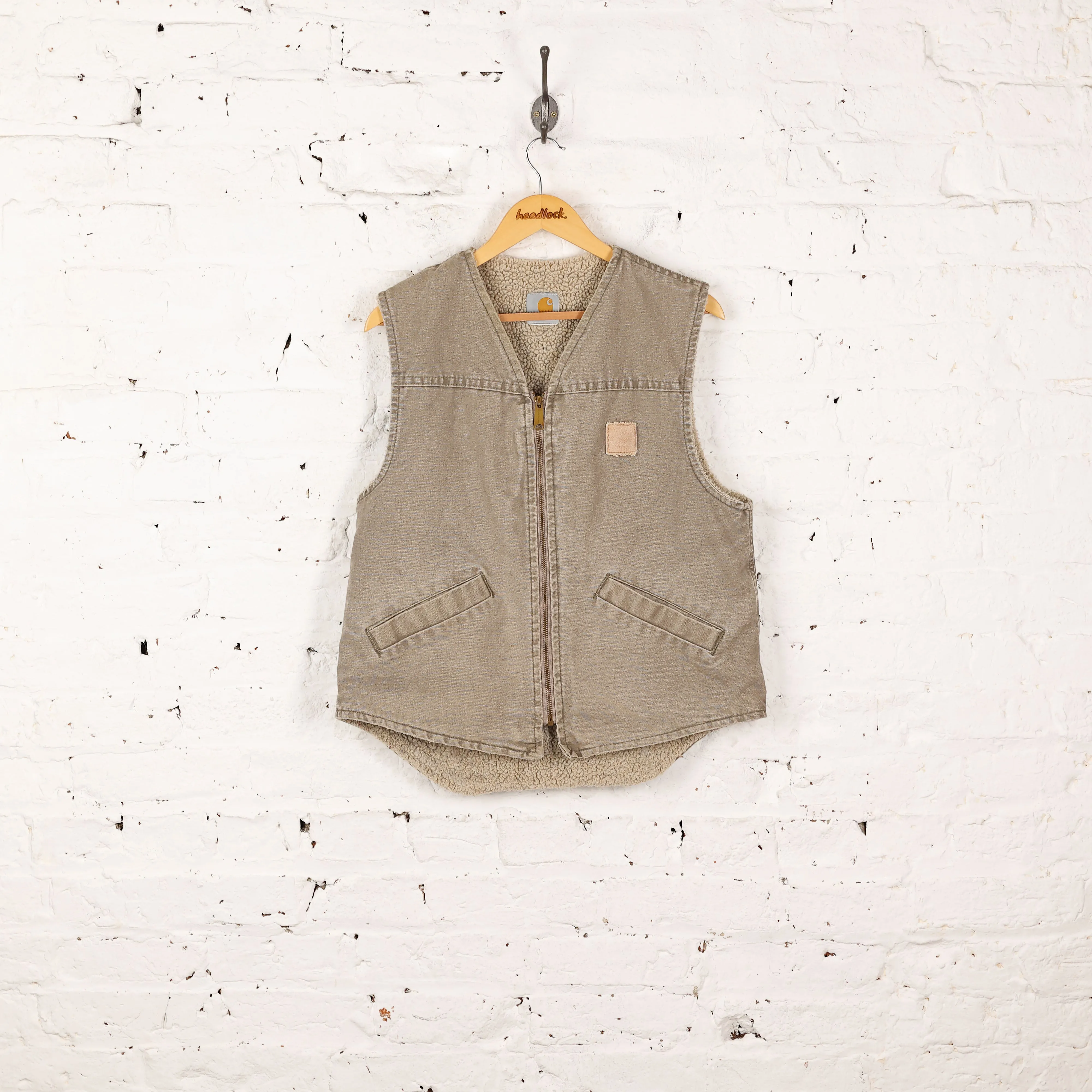 Carhartt Sleeveless Gilet Bodywarmer Jacket - Grey - M
