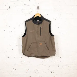 Carhartt Sleeveless Work Bodywarmer Jacket - Brown - XL