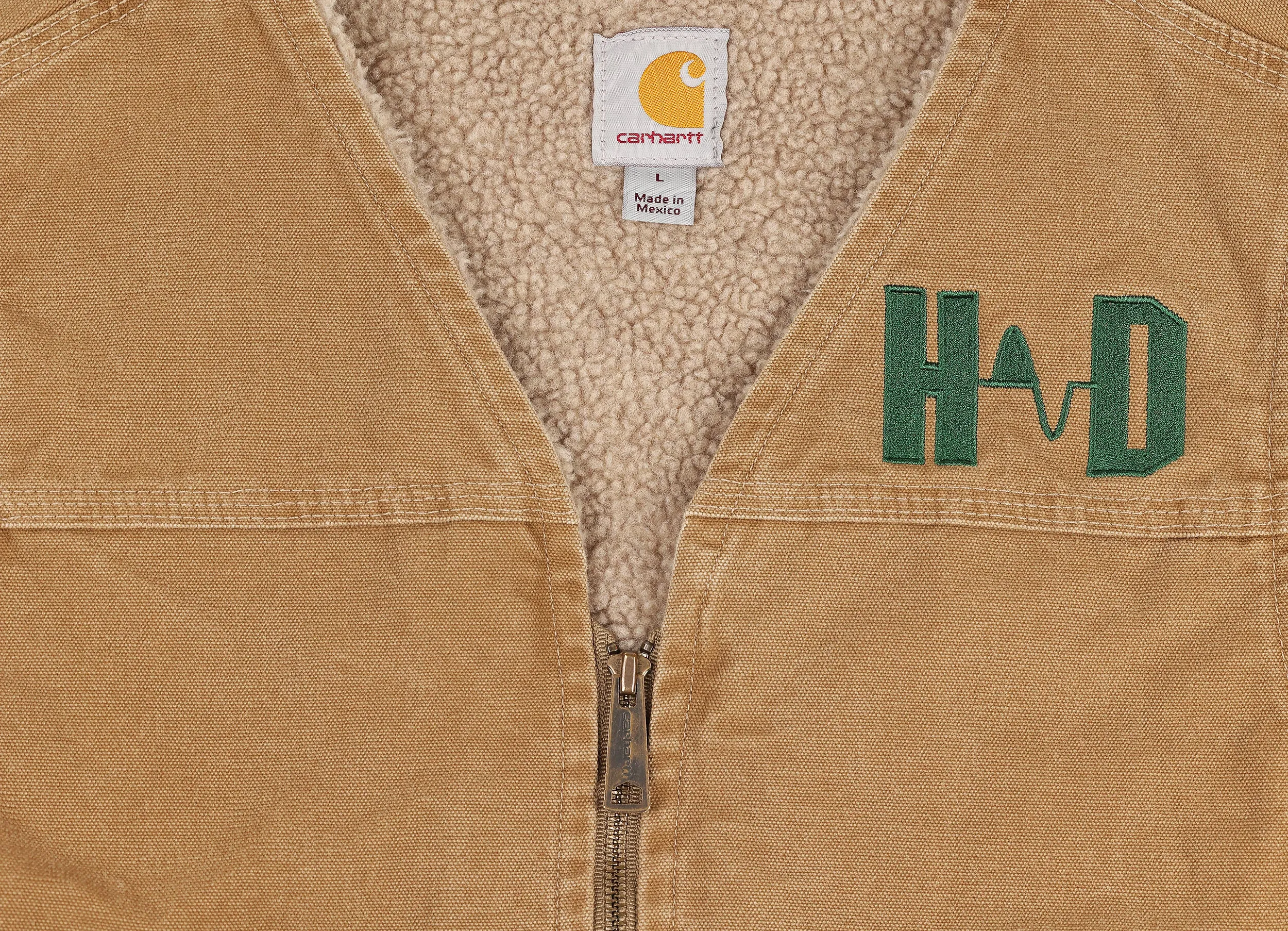 Carhartt Sleeveless Work Gilet Jacket - Beige - L