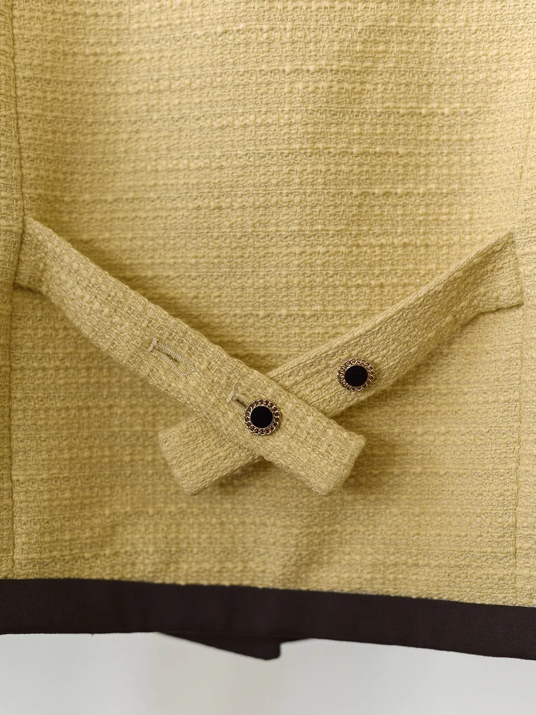 Catherine Yellow Tweed Jacket