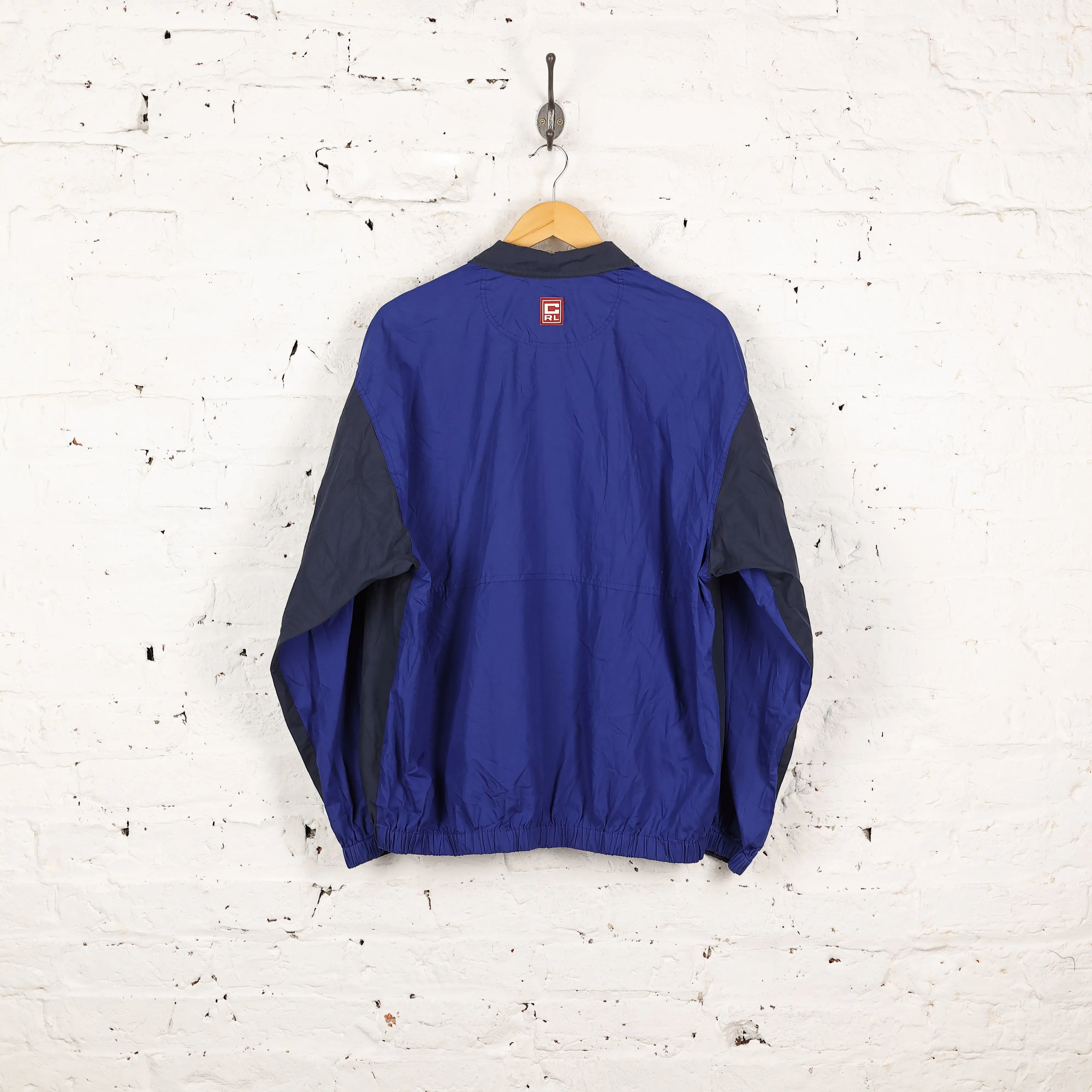 Chaps Ralph Lauren Shell Harrington Bomber Jacket - Blue - L
