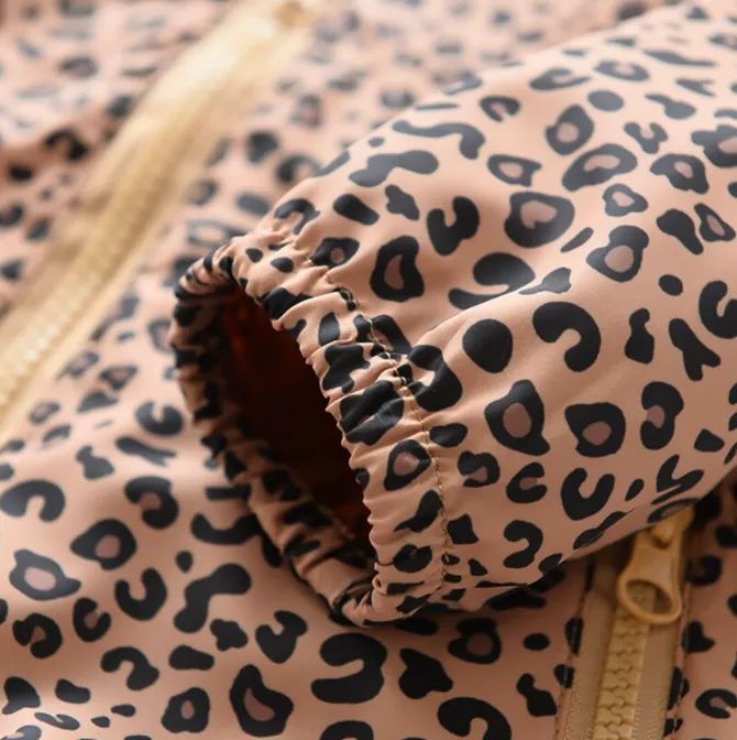 Cheetah Print Hooded Coat