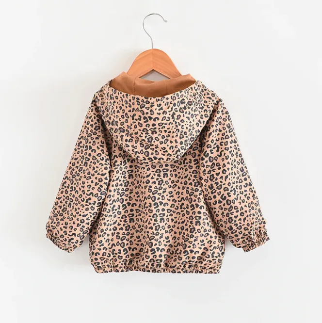 Cheetah Print Hooded Coat