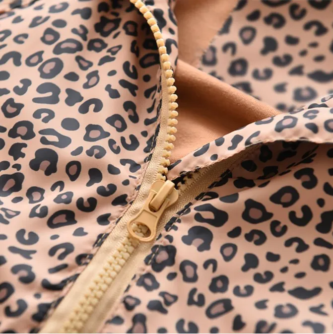 Cheetah Print Hooded Coat