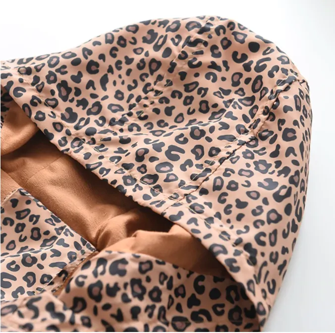 Cheetah Print Hooded Coat